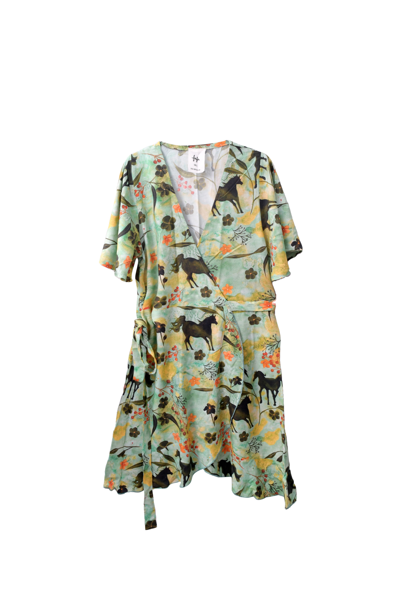 Sunday Fling Wrap Dress in Arabian Nights