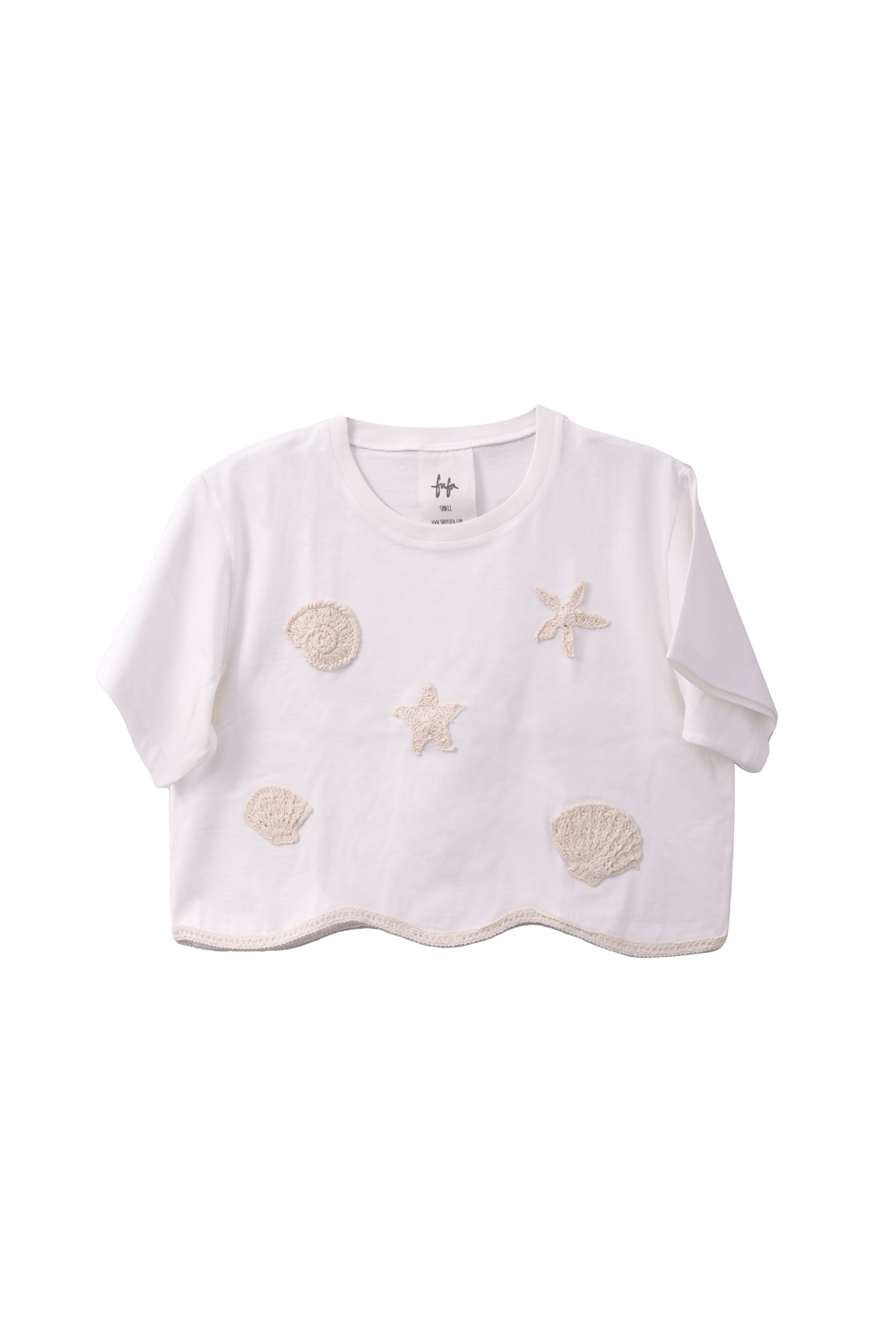 Sandy Shore Cropped Tee