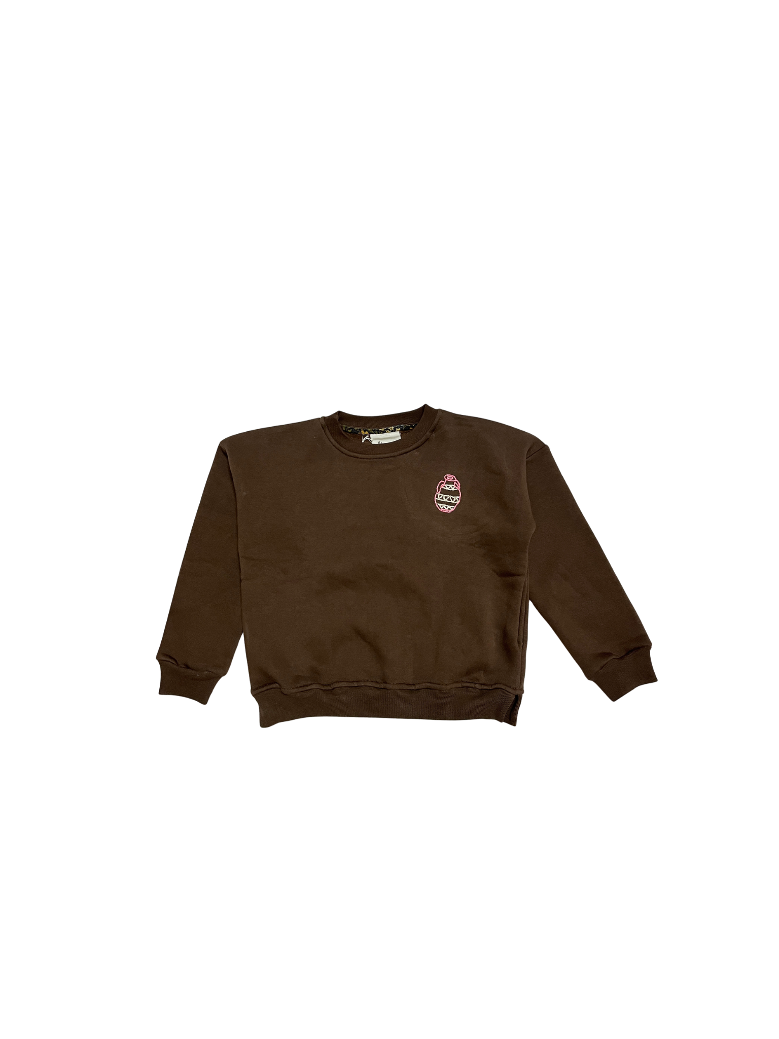 Little Dafaa Pullover in Brown