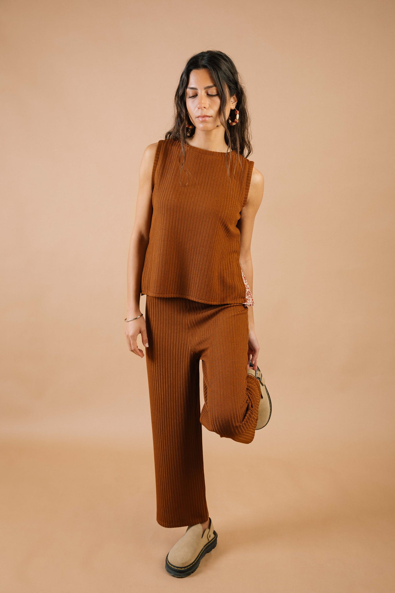 Live In Me Pants Brown