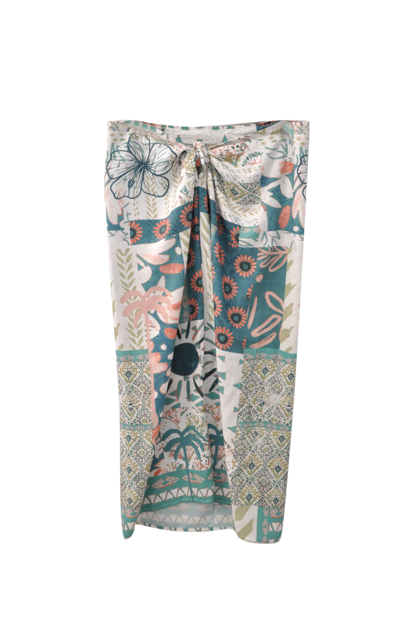 Midsummer Knot Skirt in Delicate Dreams Print