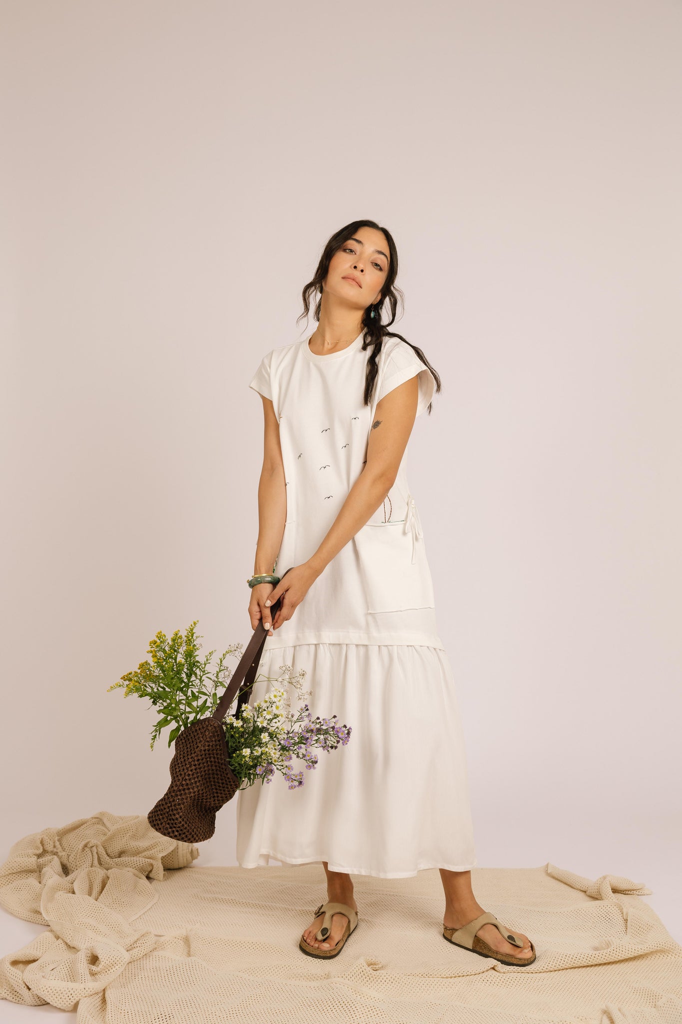 Madina White Dress