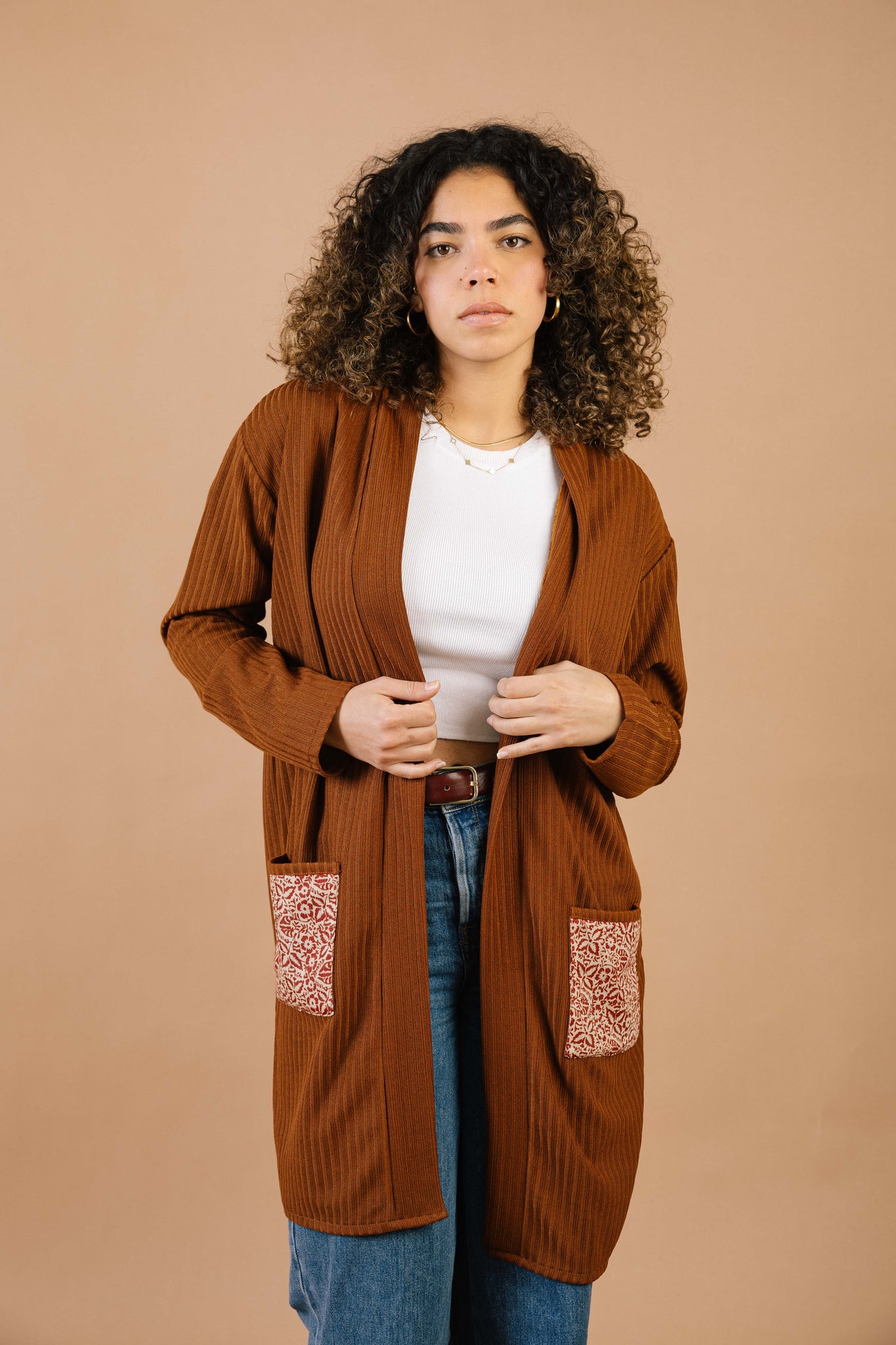 Forever Comfort Cardigan Brown