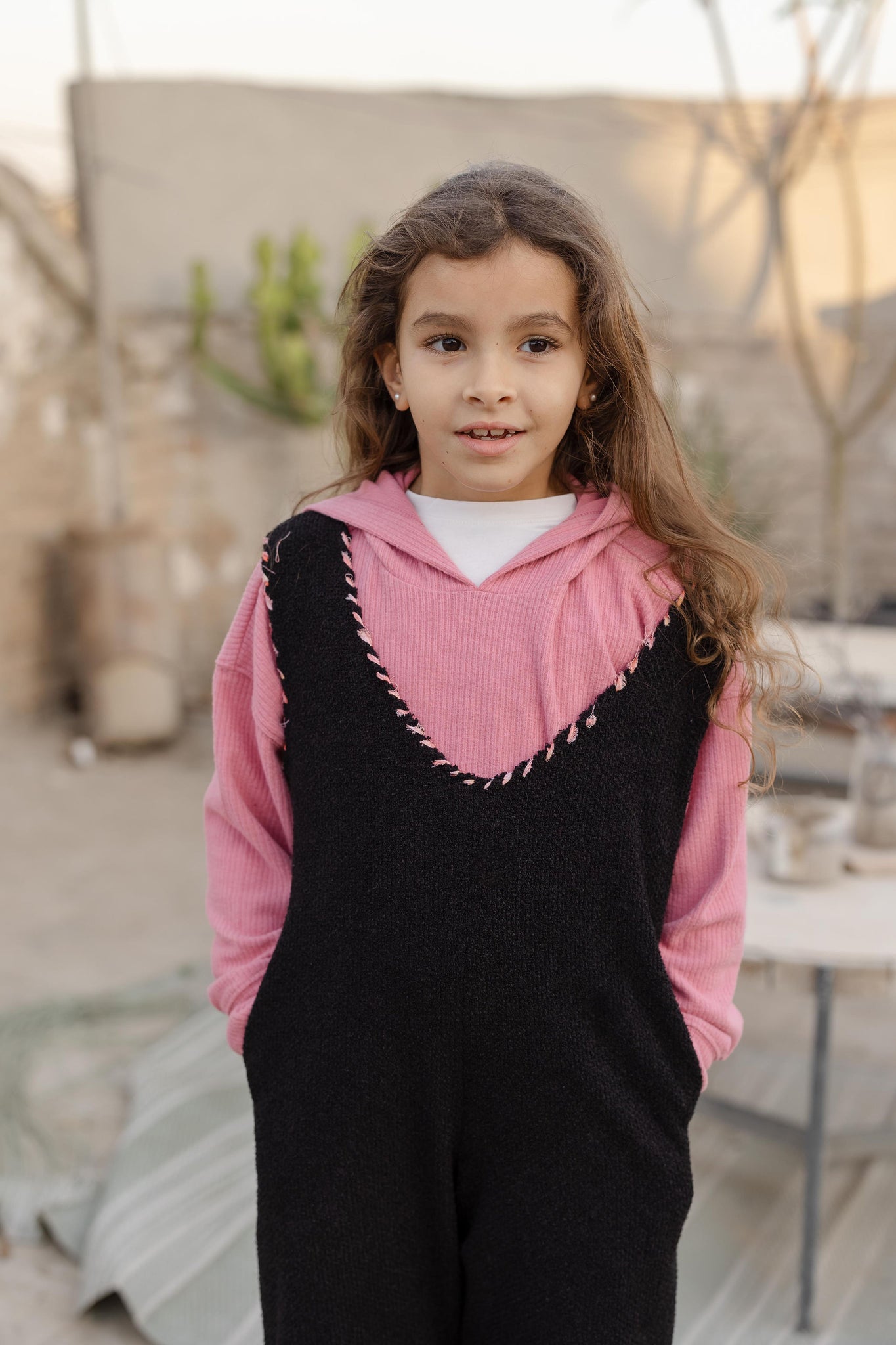 Just Let Her Wander Jumpsuit Black