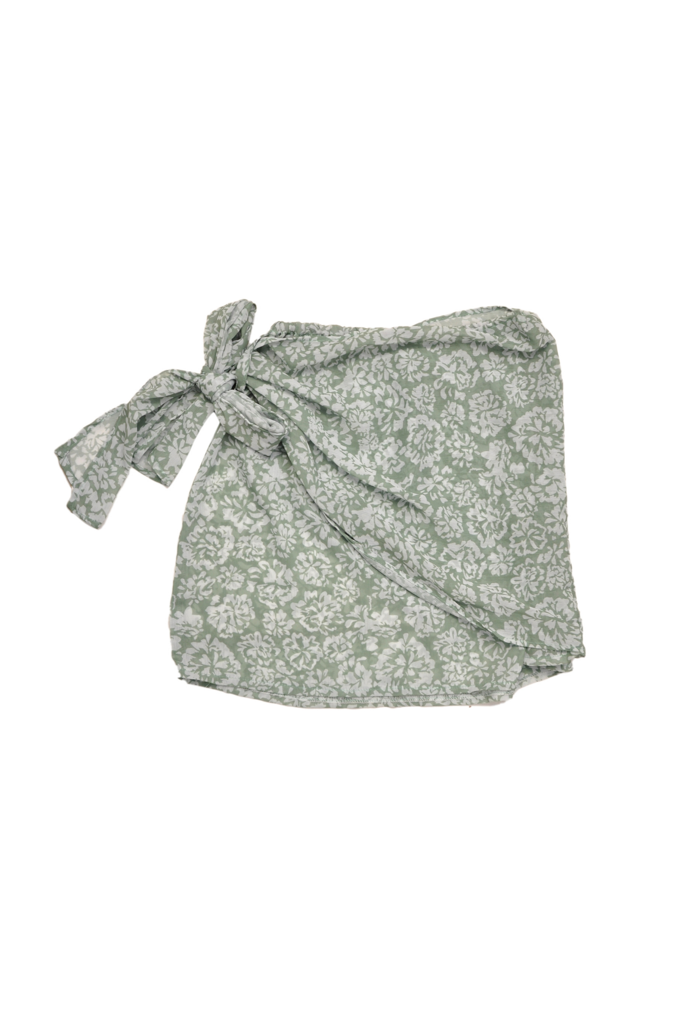 Isla Skirt in Green Blossom Print