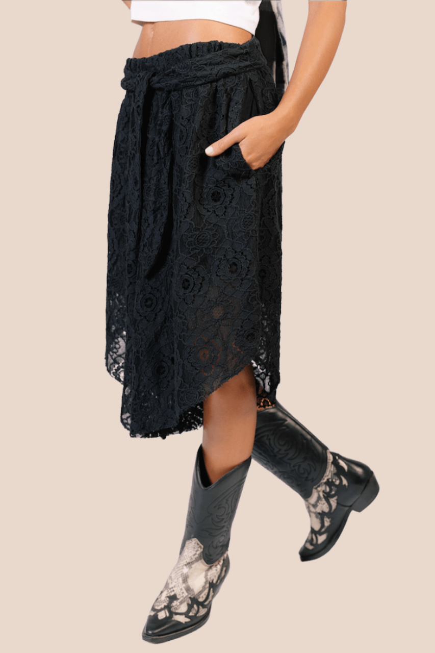 Lacey Madina Shorts in Black