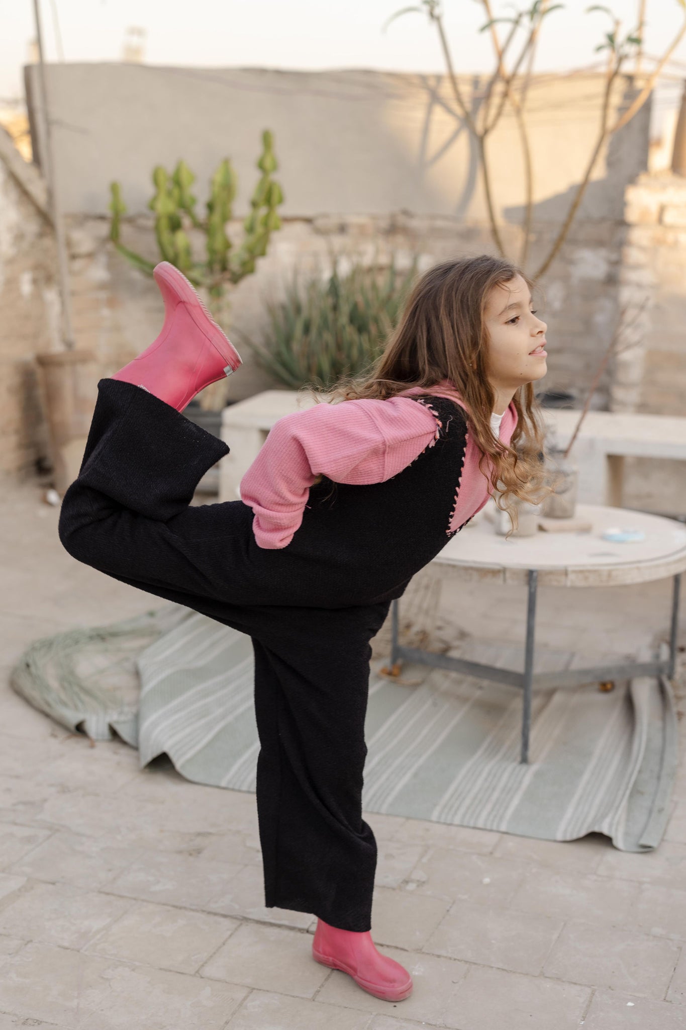 Just Let Her Wander Jumpsuit Black