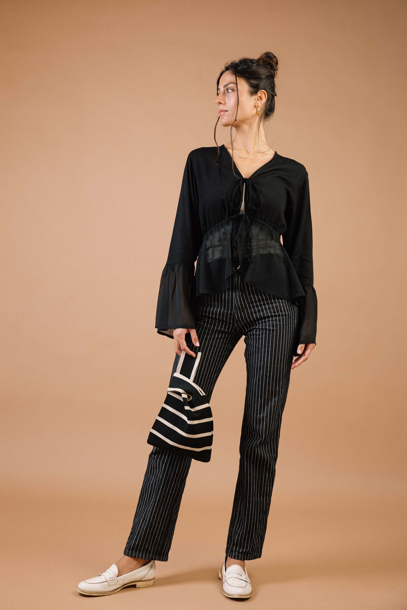 Lucky Lola Top in Black