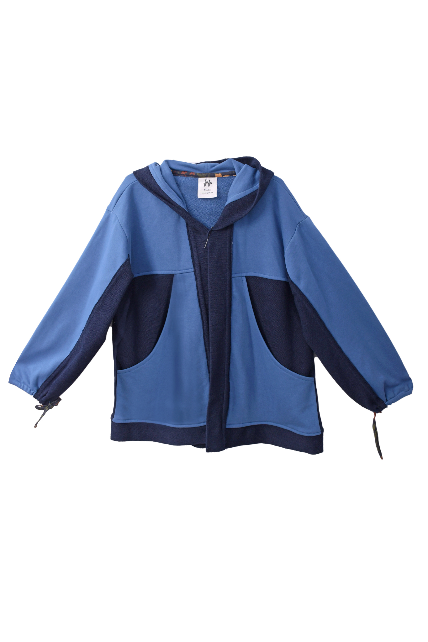Al Wadi Cardigan in Free Bird Blues