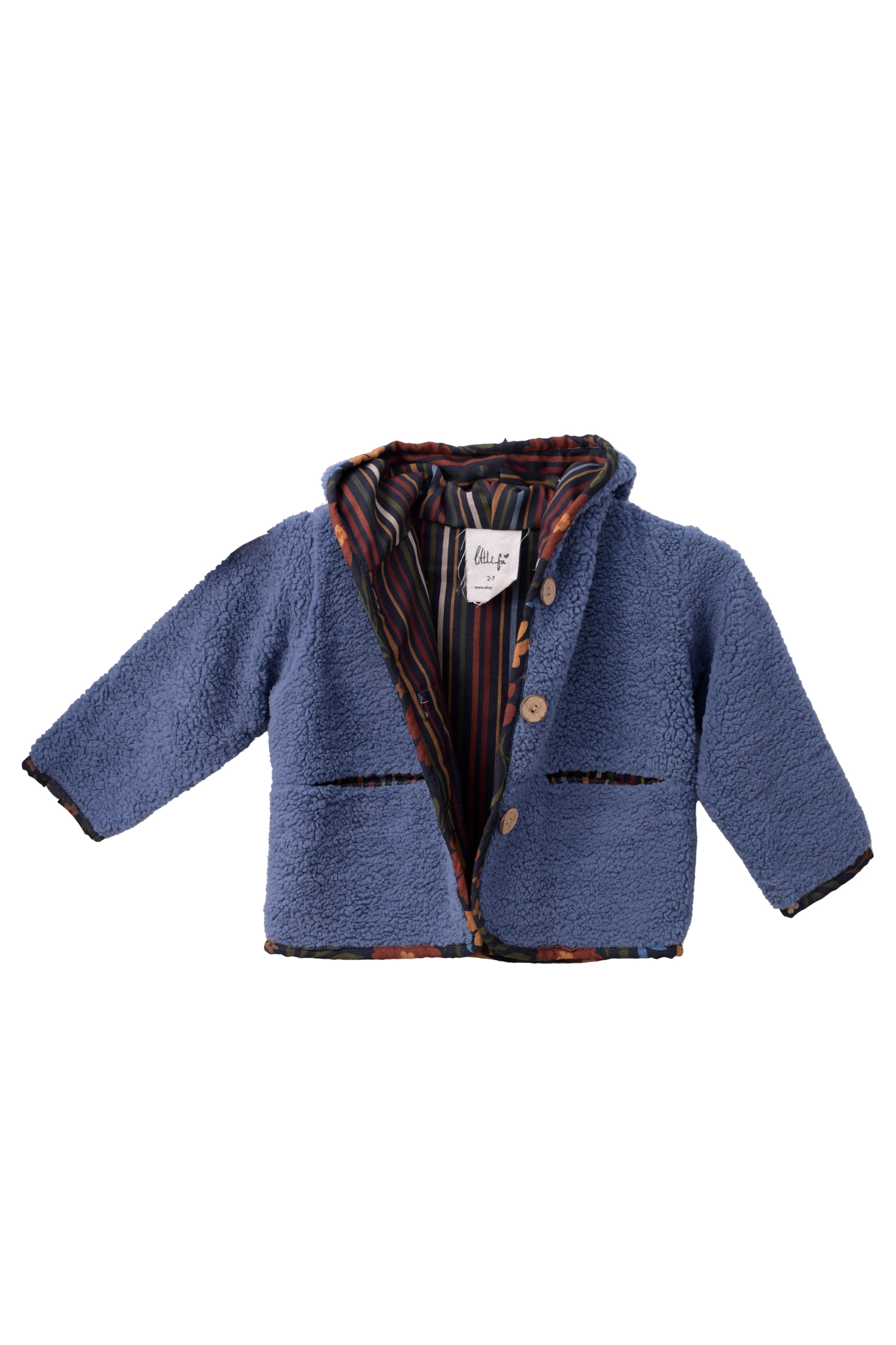 Little Borderline Cozy Jacket in Indigo
