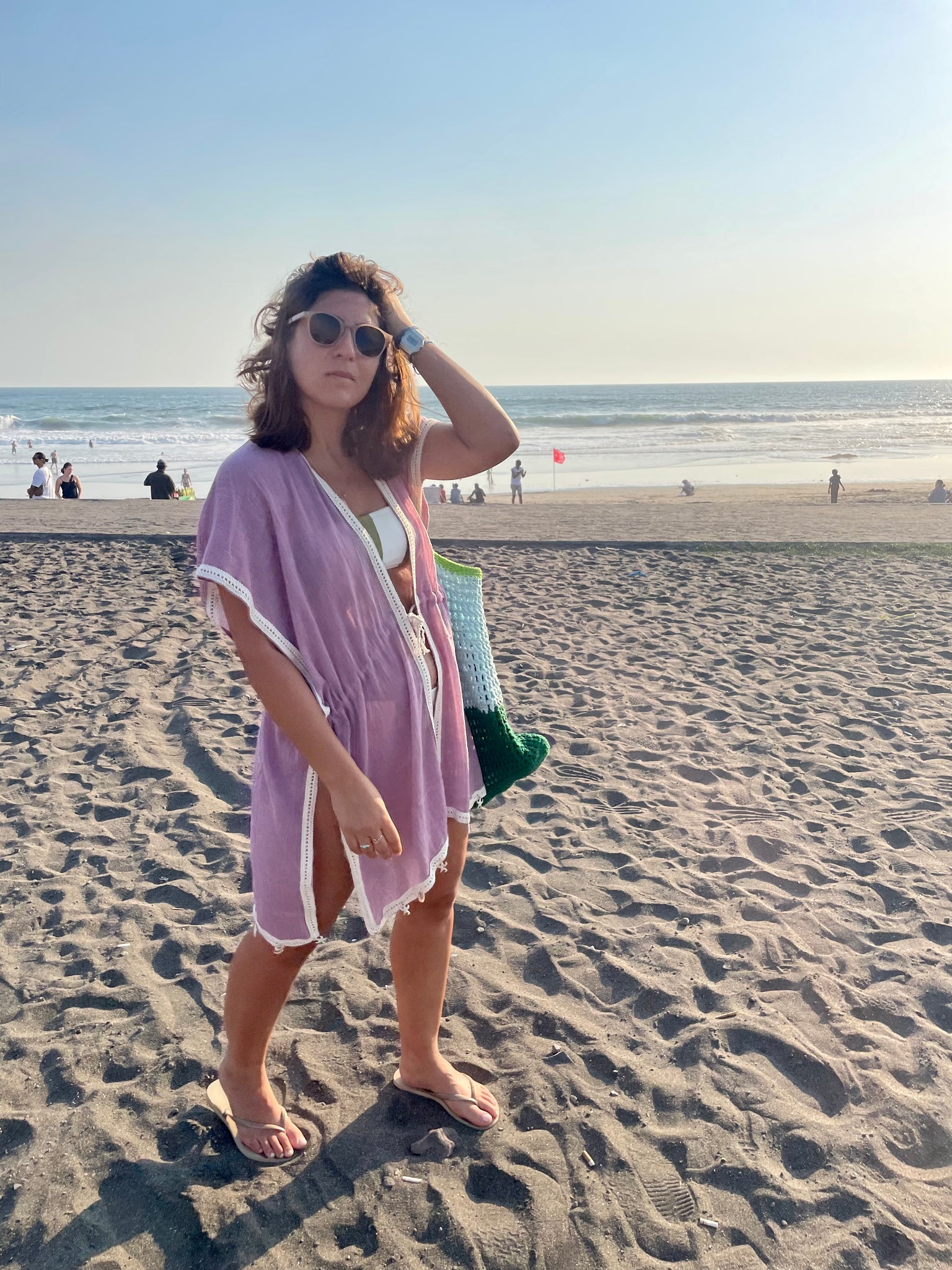 Shells And Stars Coverup In Lavender