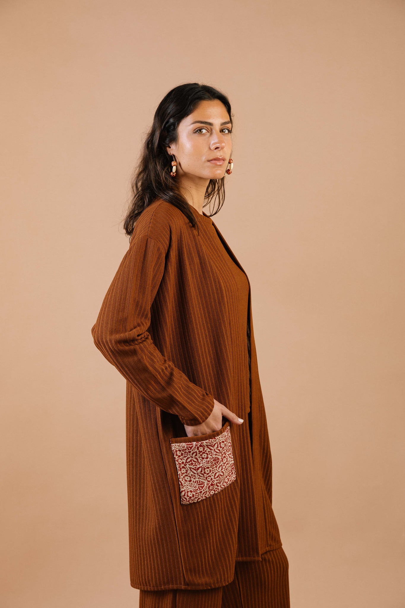 Forever Comfort Cardigan Brown