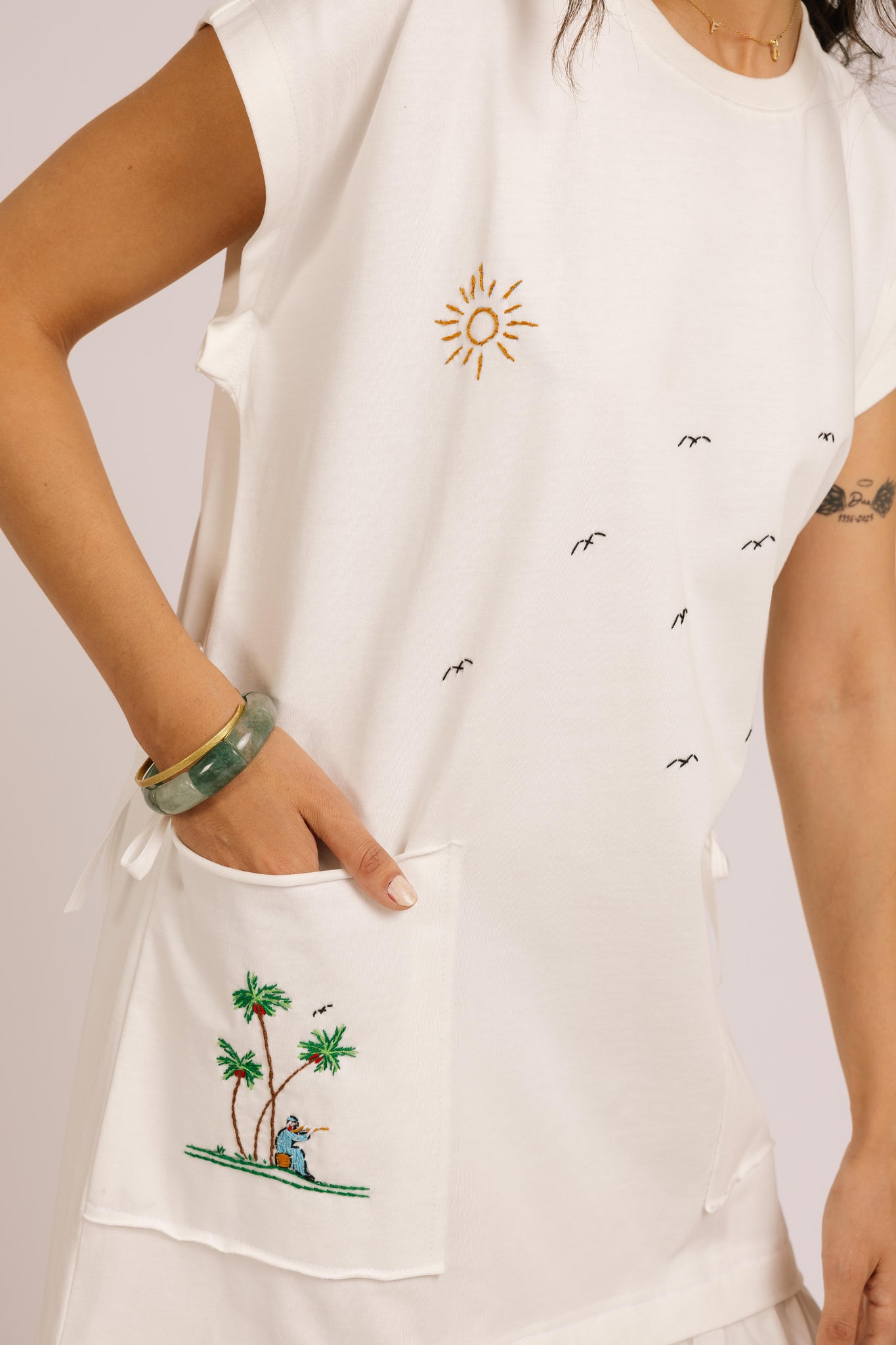 Madina White Dress