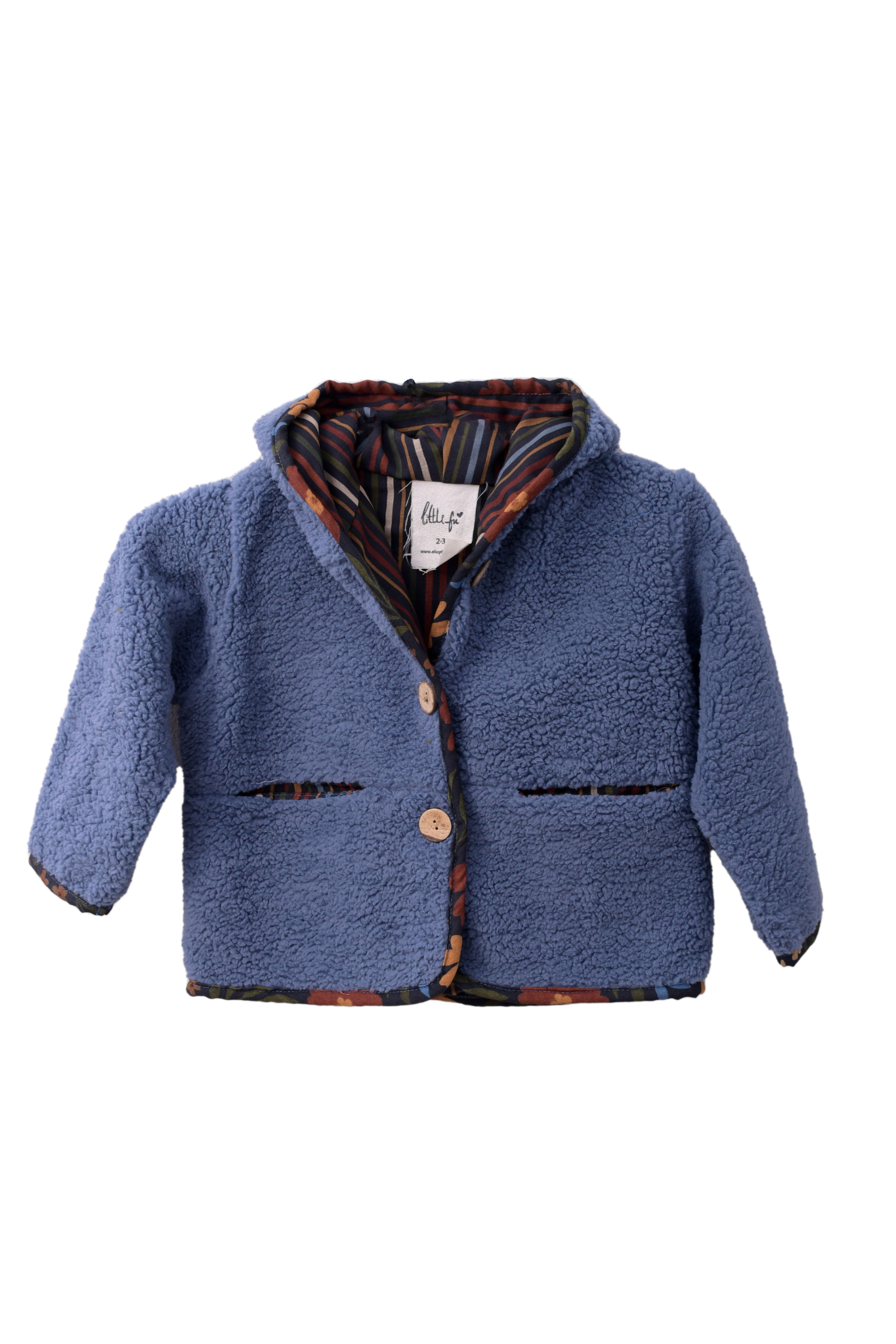 Little Borderline Cozy Jacket in Indigo