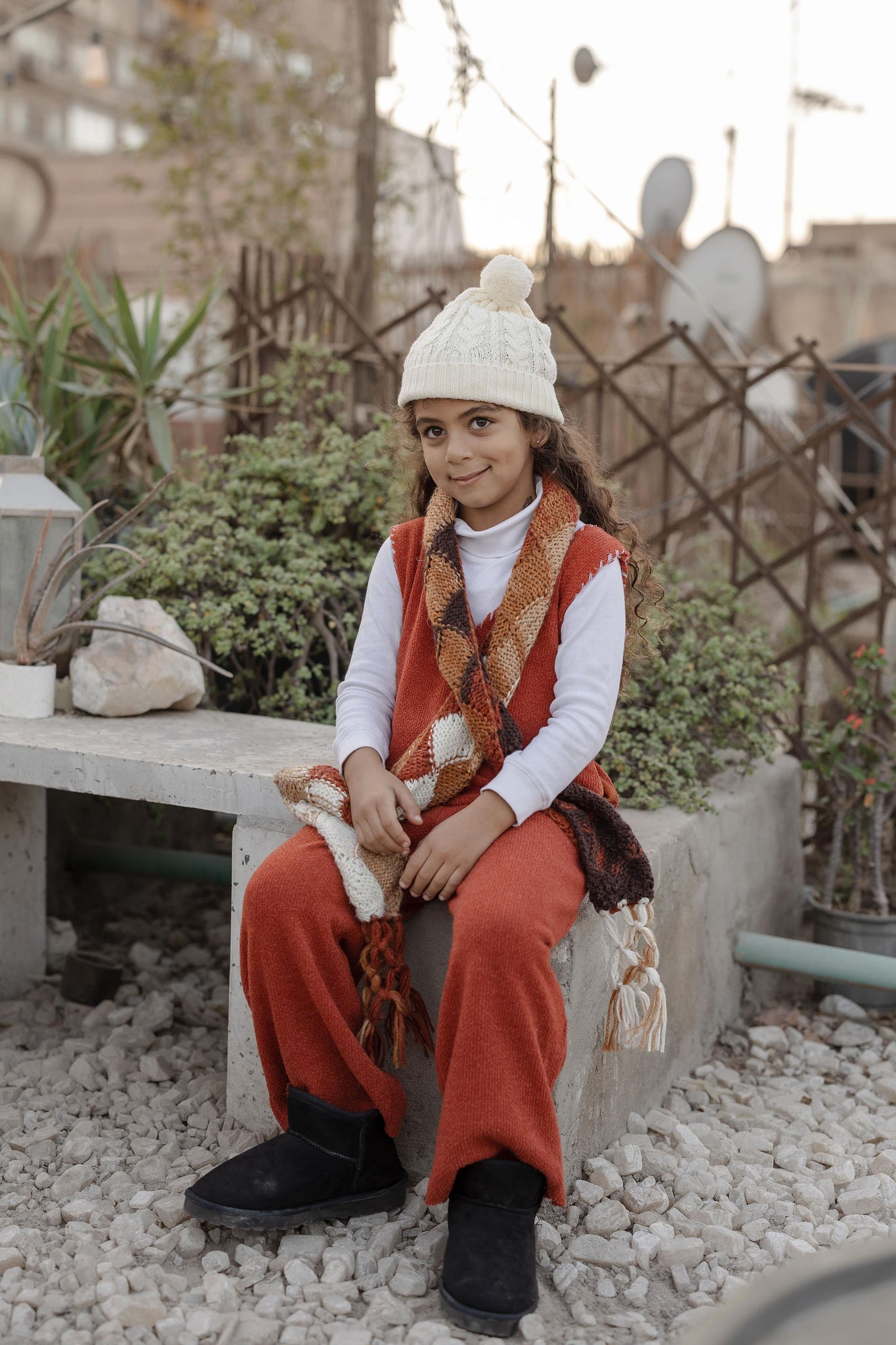 Just Let Her Wander Jumpsuit Brick