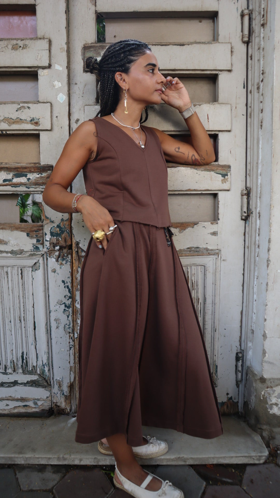 Al Wadi Top Brown