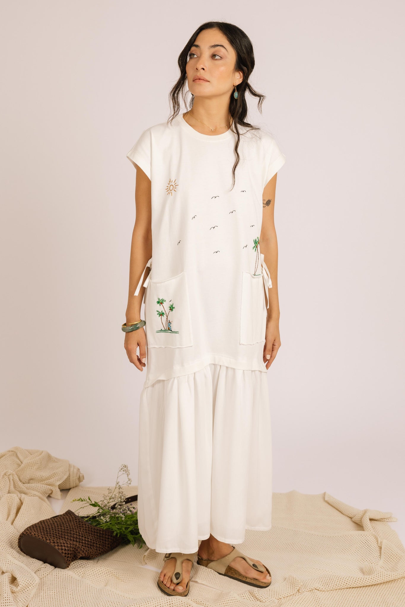 Madina White Dress