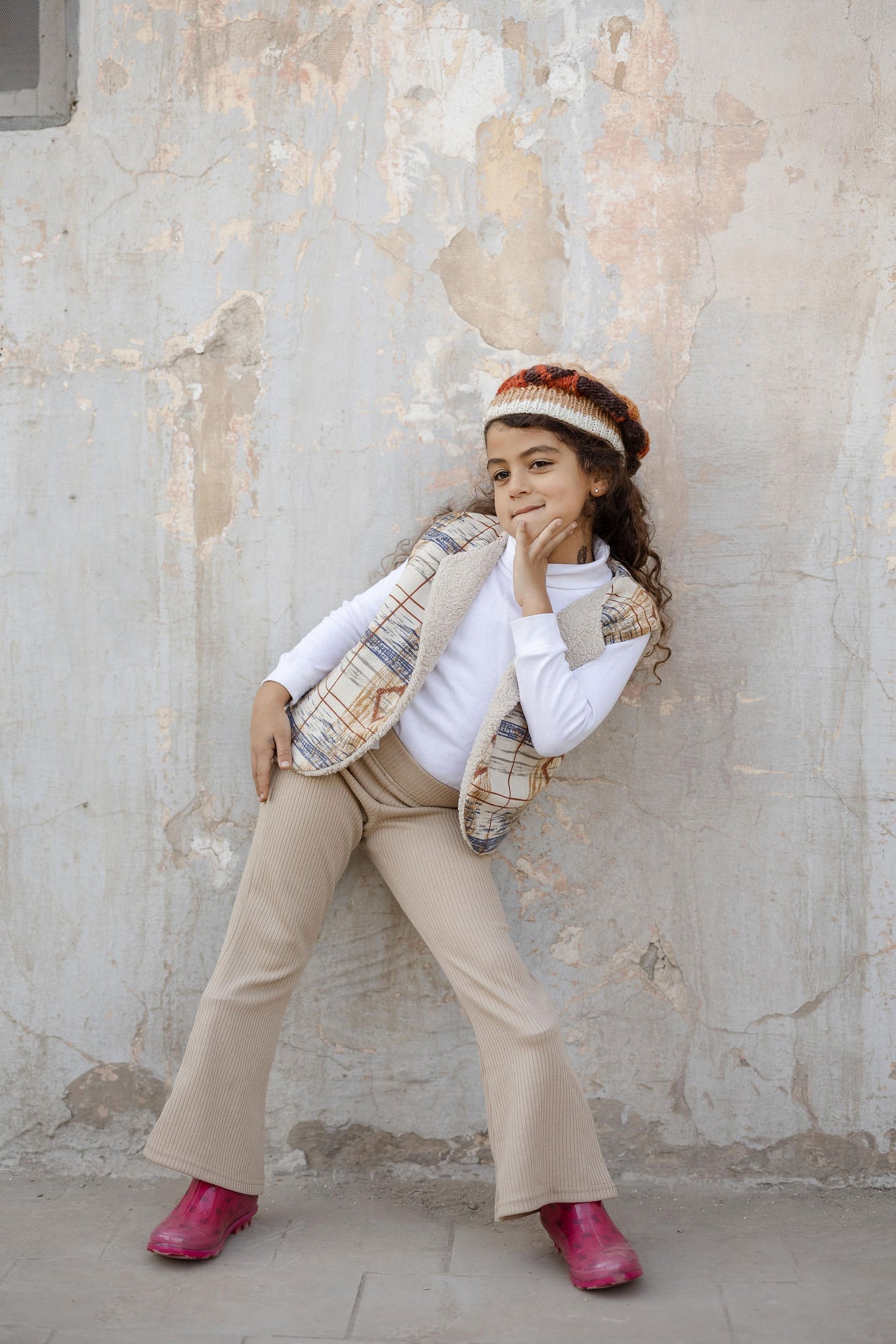 Little EveryWear Pants in Beige