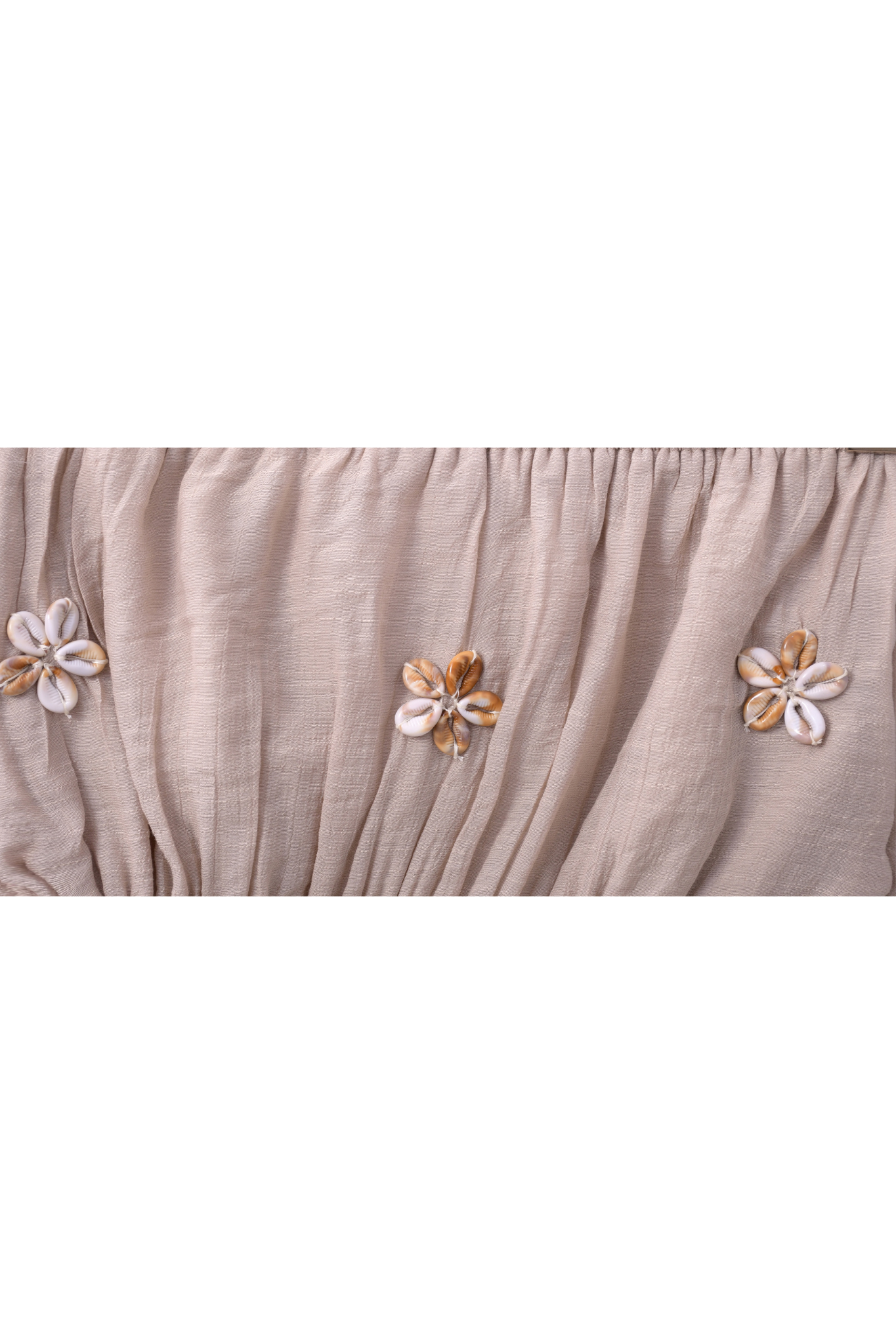 Shell Bloom Bandeau in Cafe