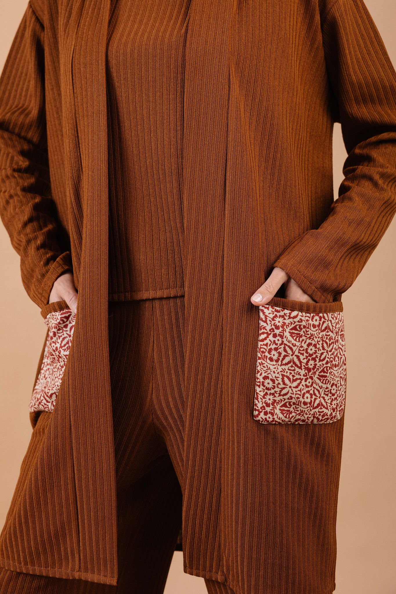 Forever Comfort Cardigan Brown