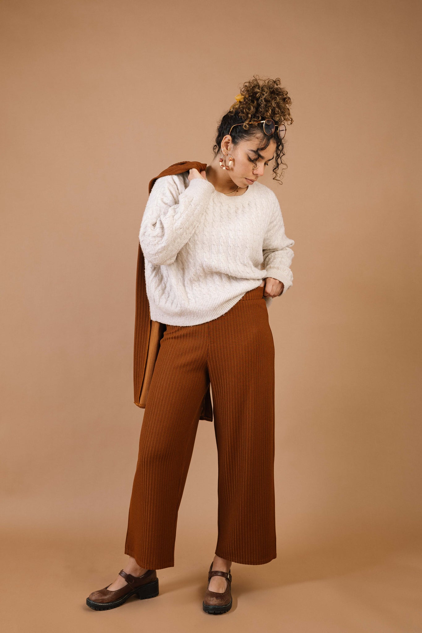 Live In Me Pants Brown