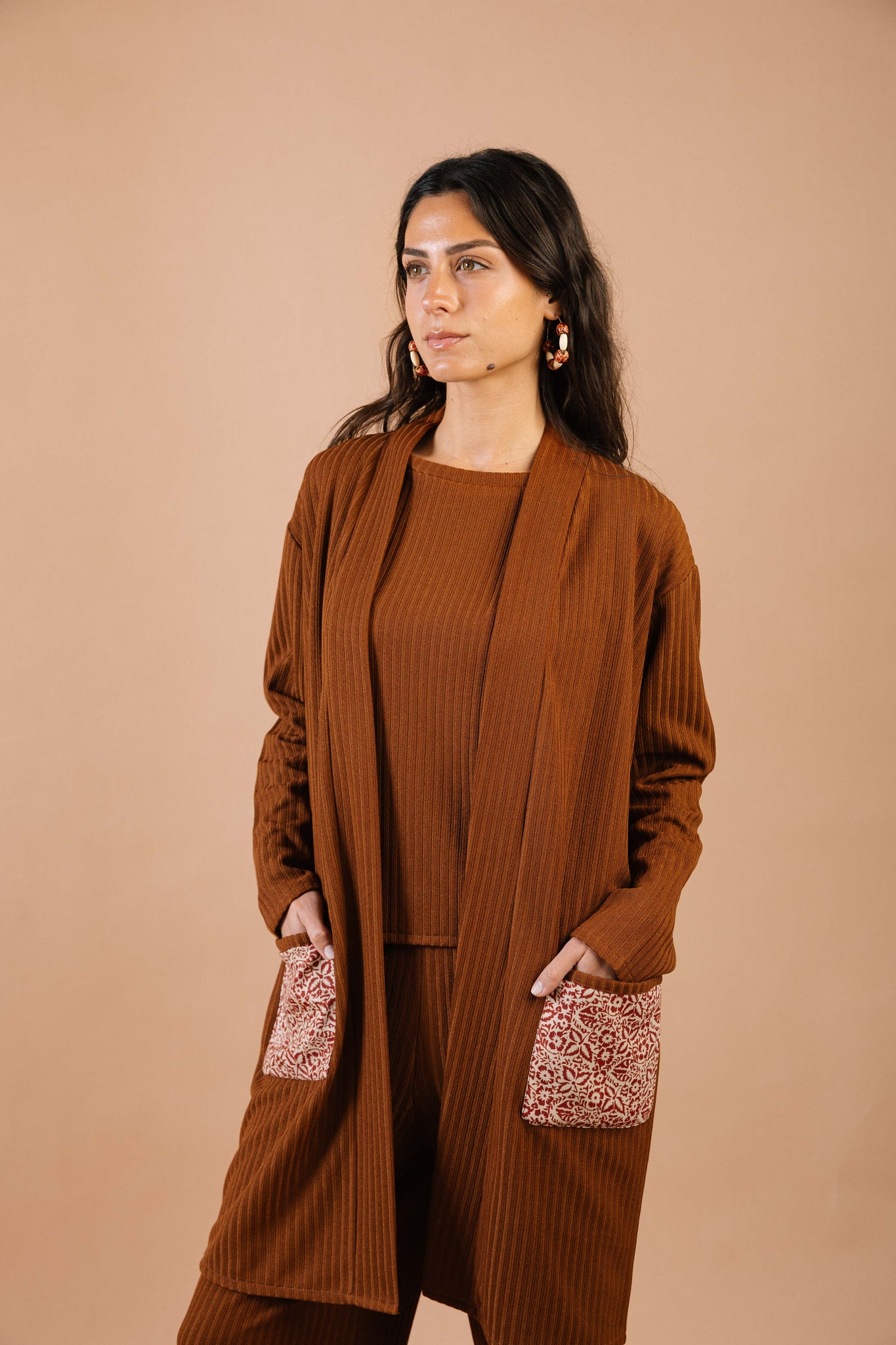 Forever Comfort Cardigan Brown