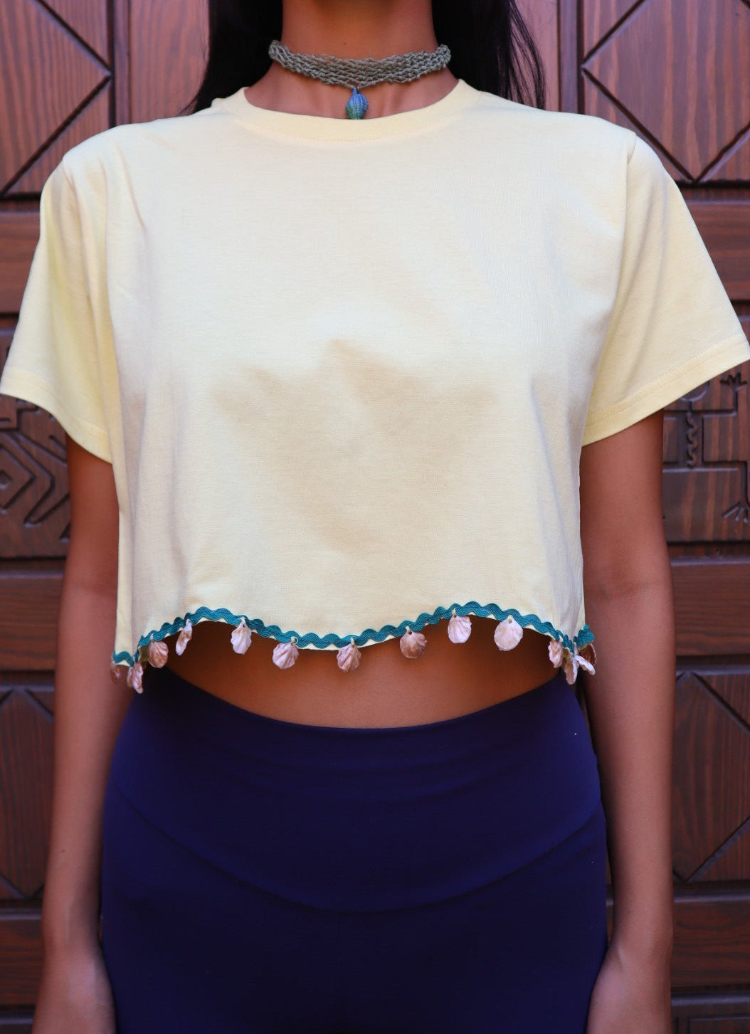 Shamsi Shella Cropped Tee