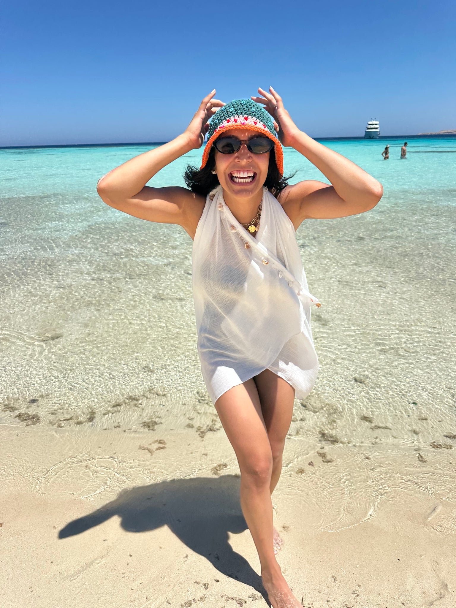 Creamy Shell Sarong