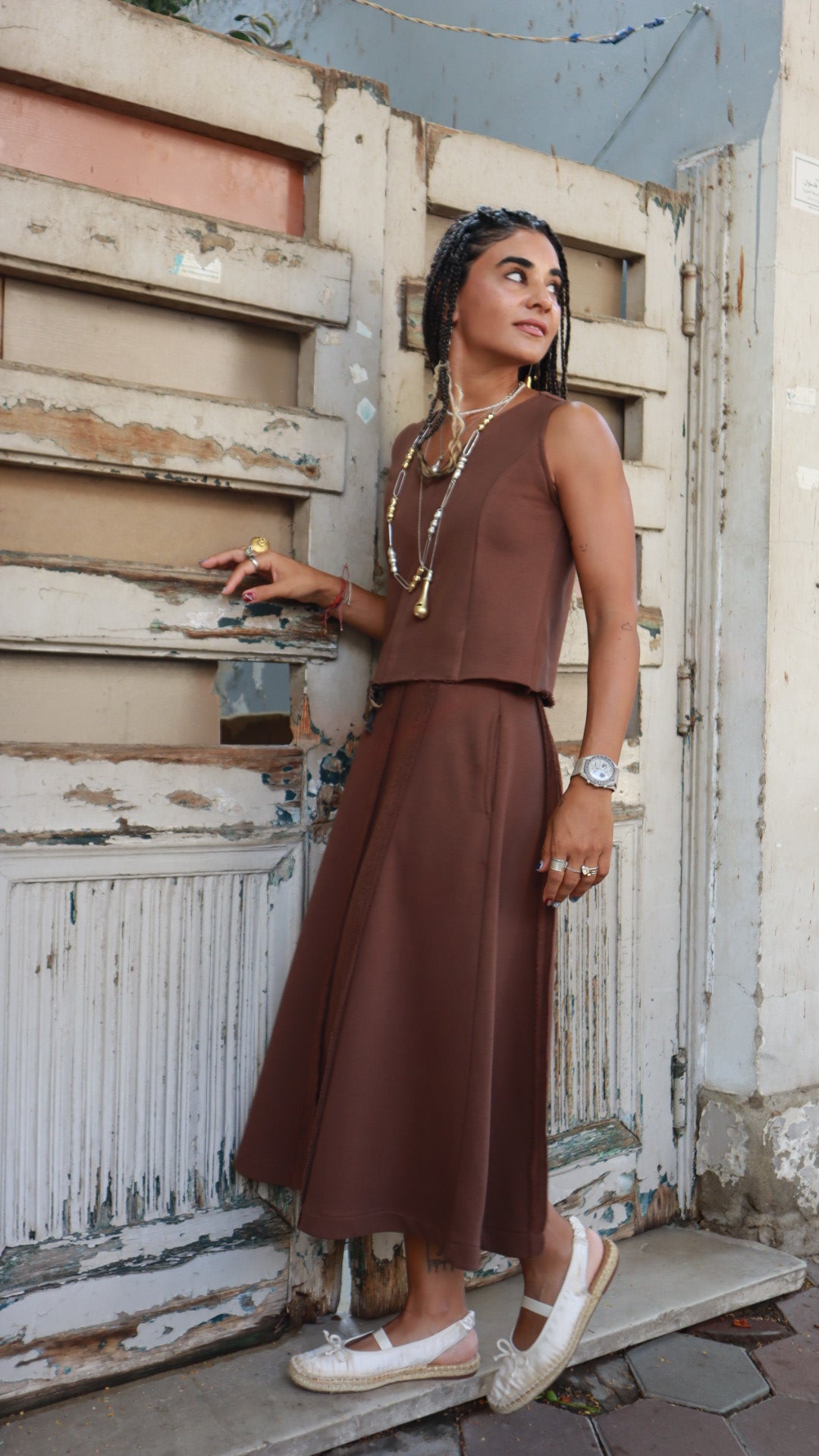 Al Wadi Top Brown