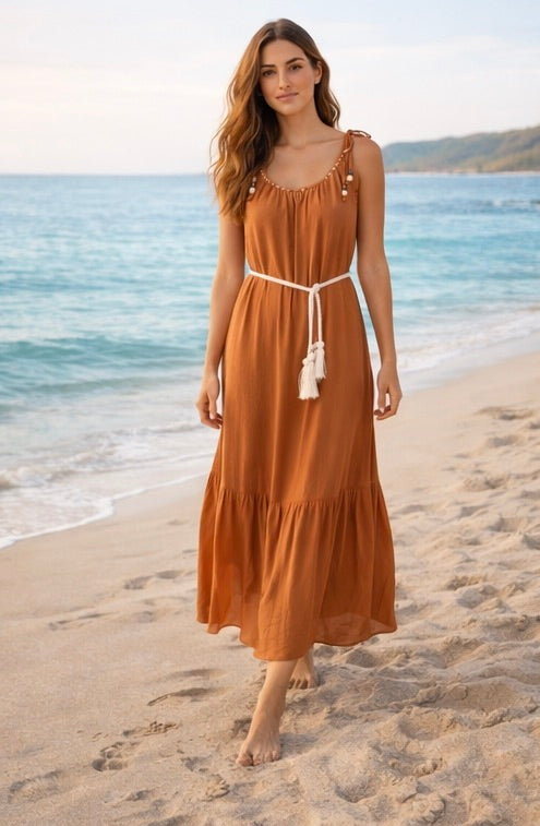 Strappy Dress in Havan