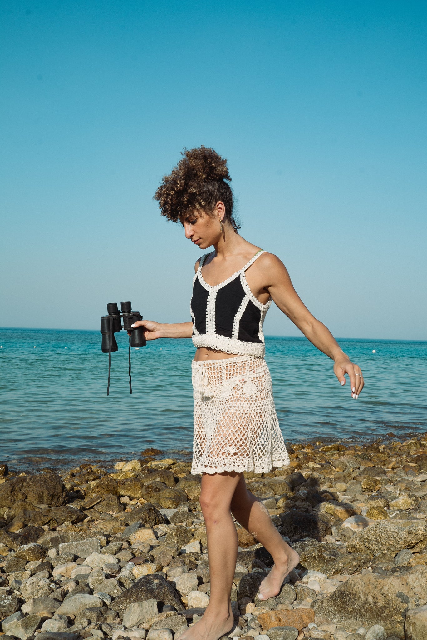 Seaside Cami Top in Black