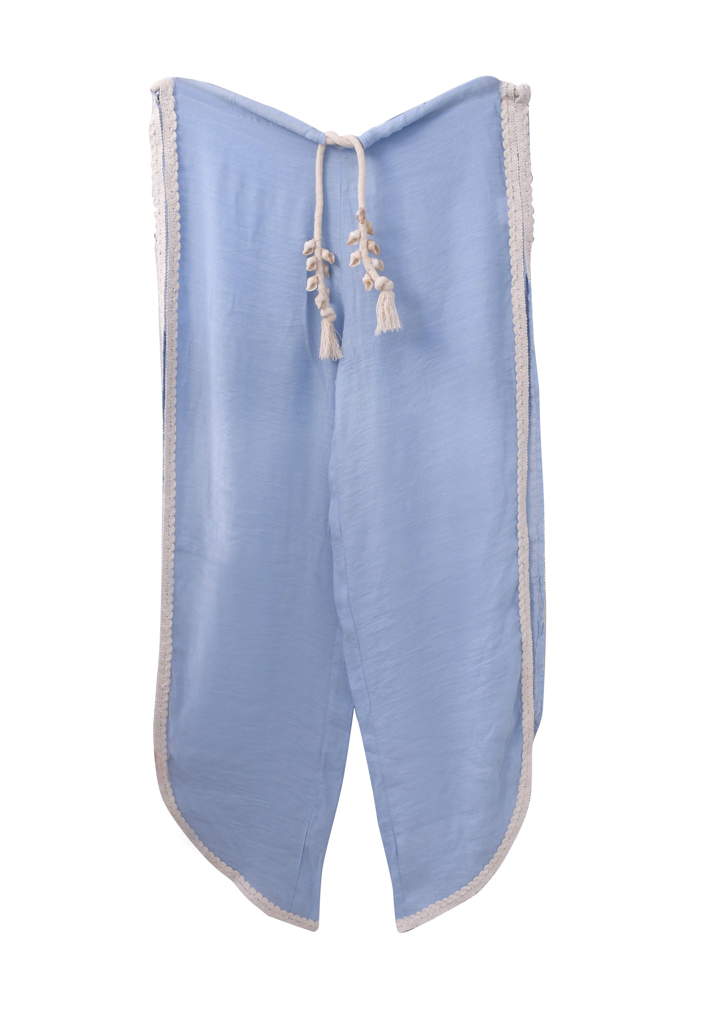 Coastal Slits Pants in Baby Blue