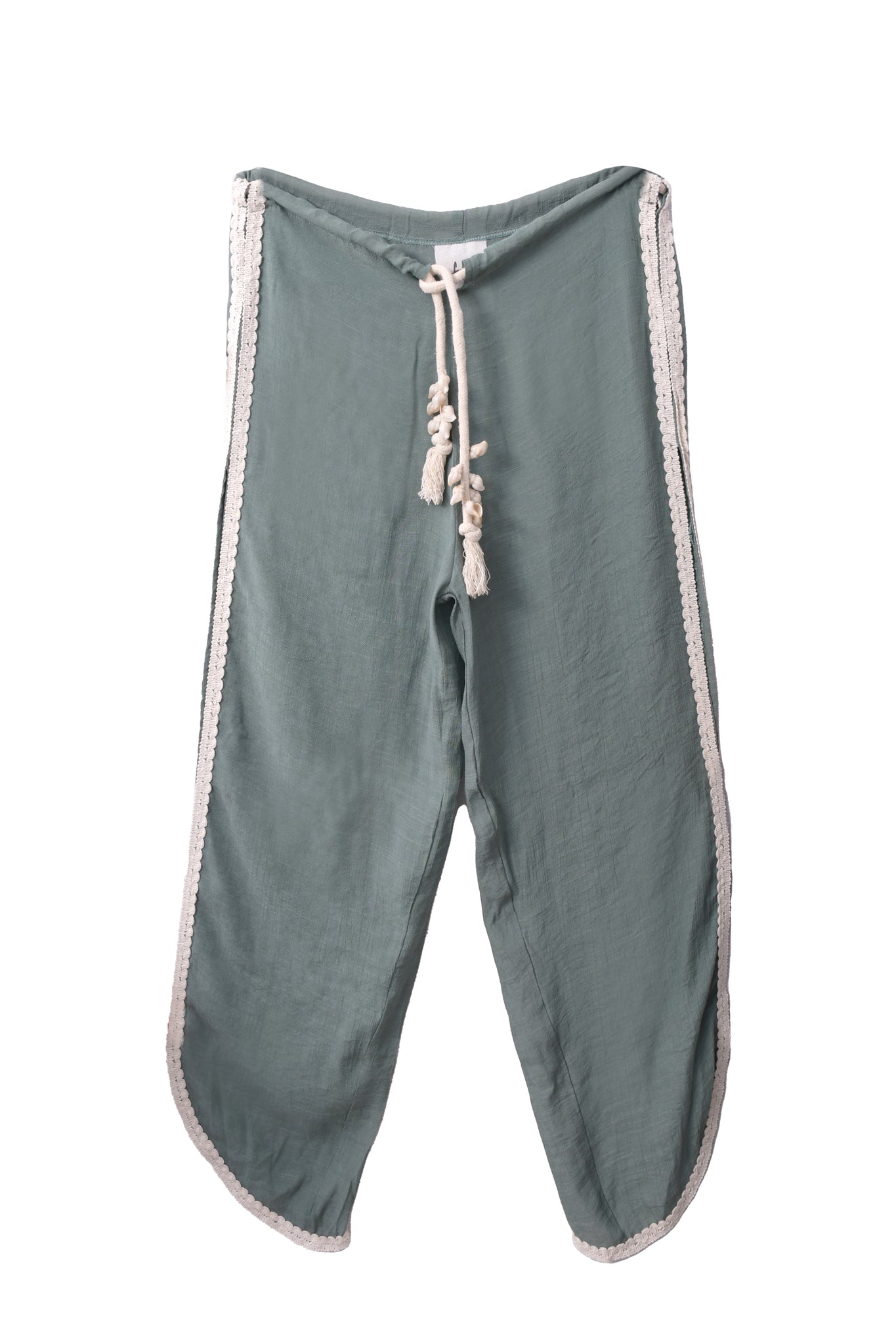 Coastal Slits Pants in Olive