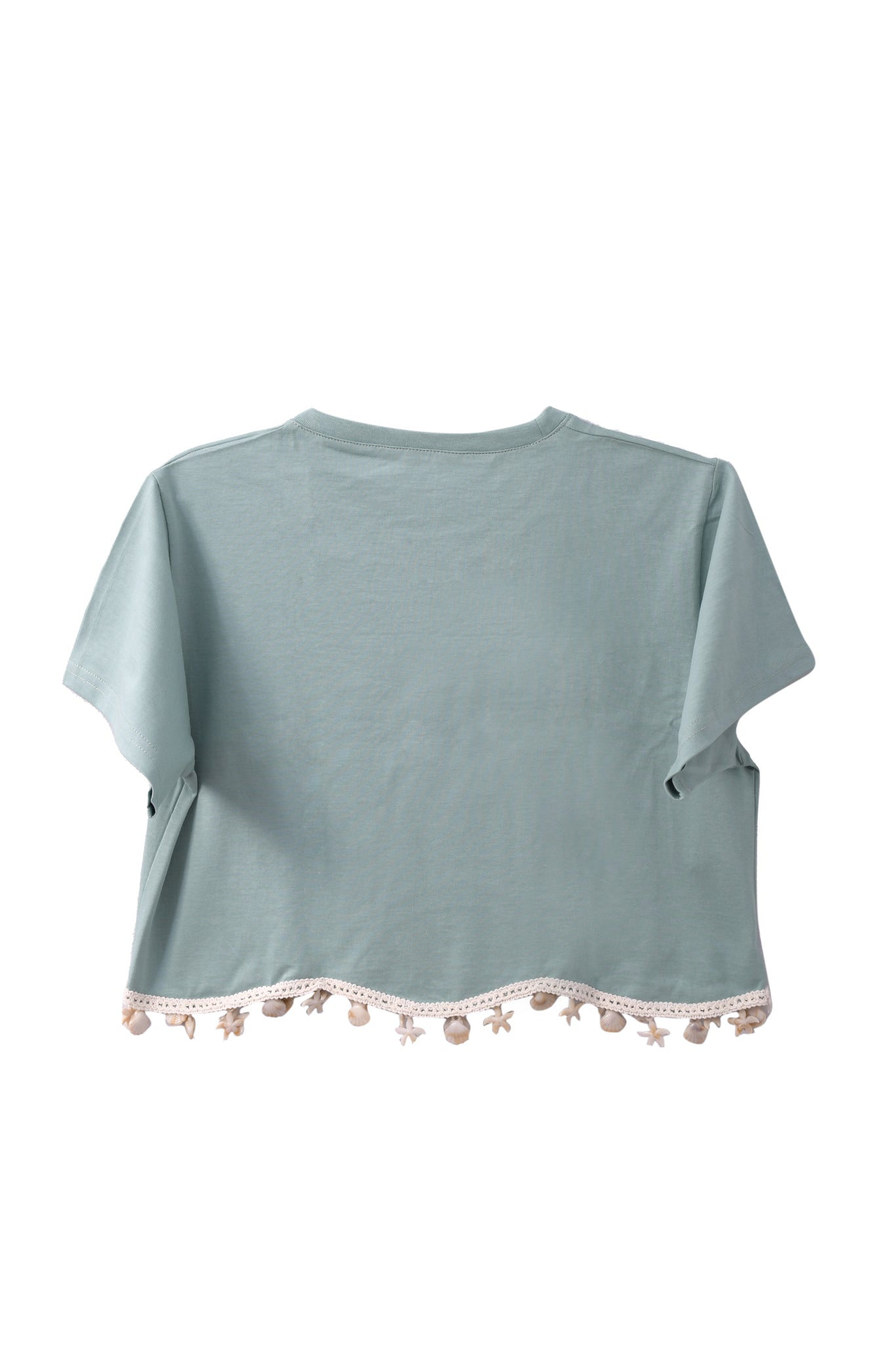 Little Mint Shella Cropped Tee