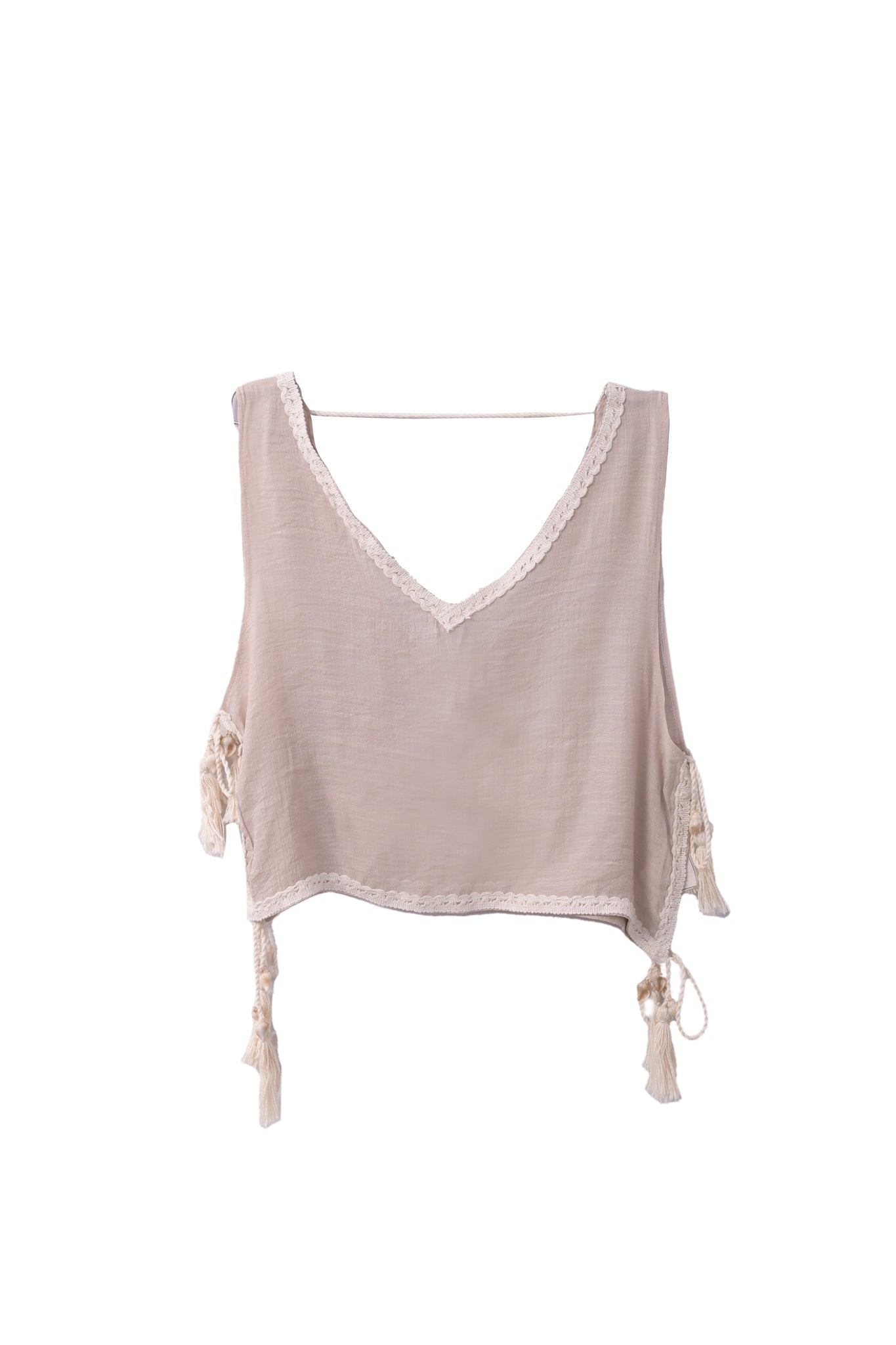 Coastal Slits Top In Cafe