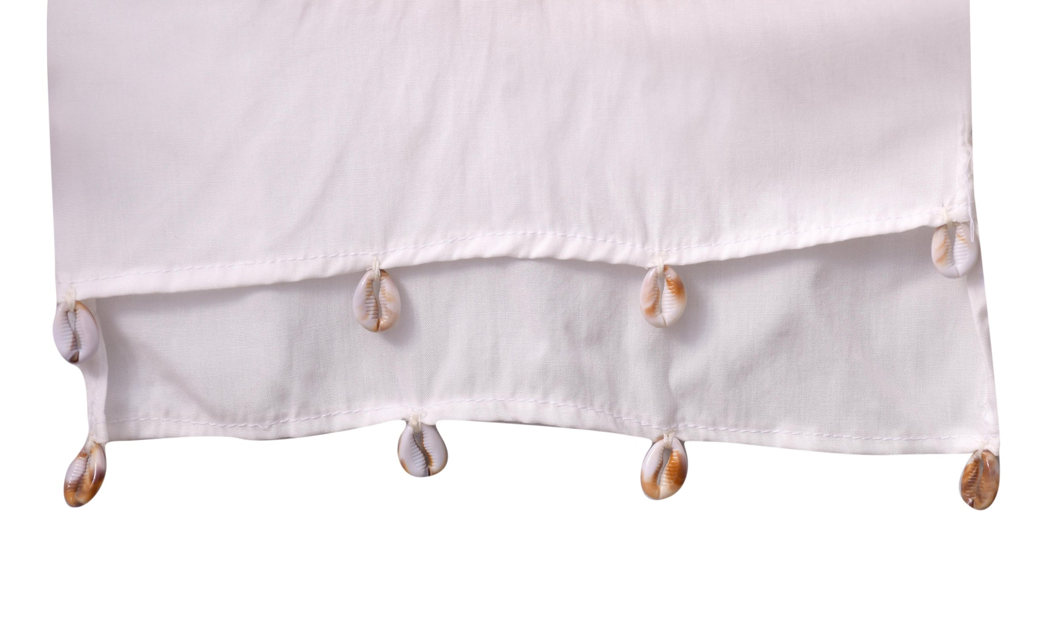 Ruffles & Shells Top White