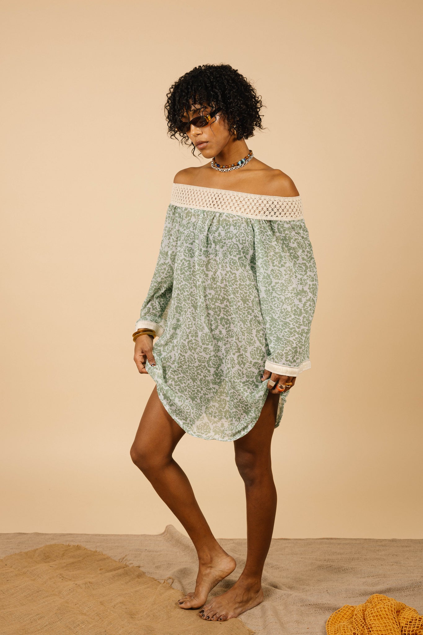 Flirty Green Blossom