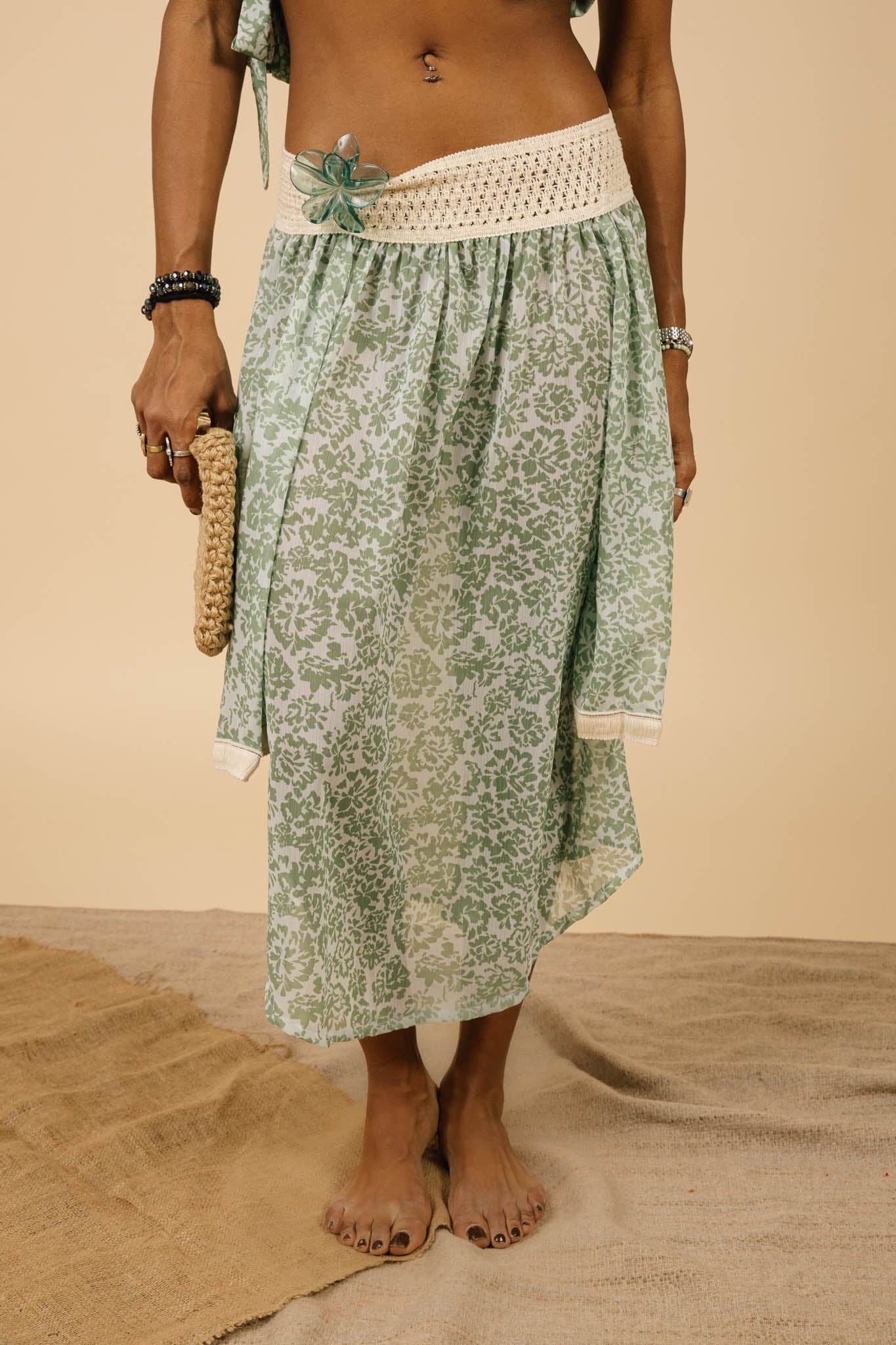 Flirty Green Blossom