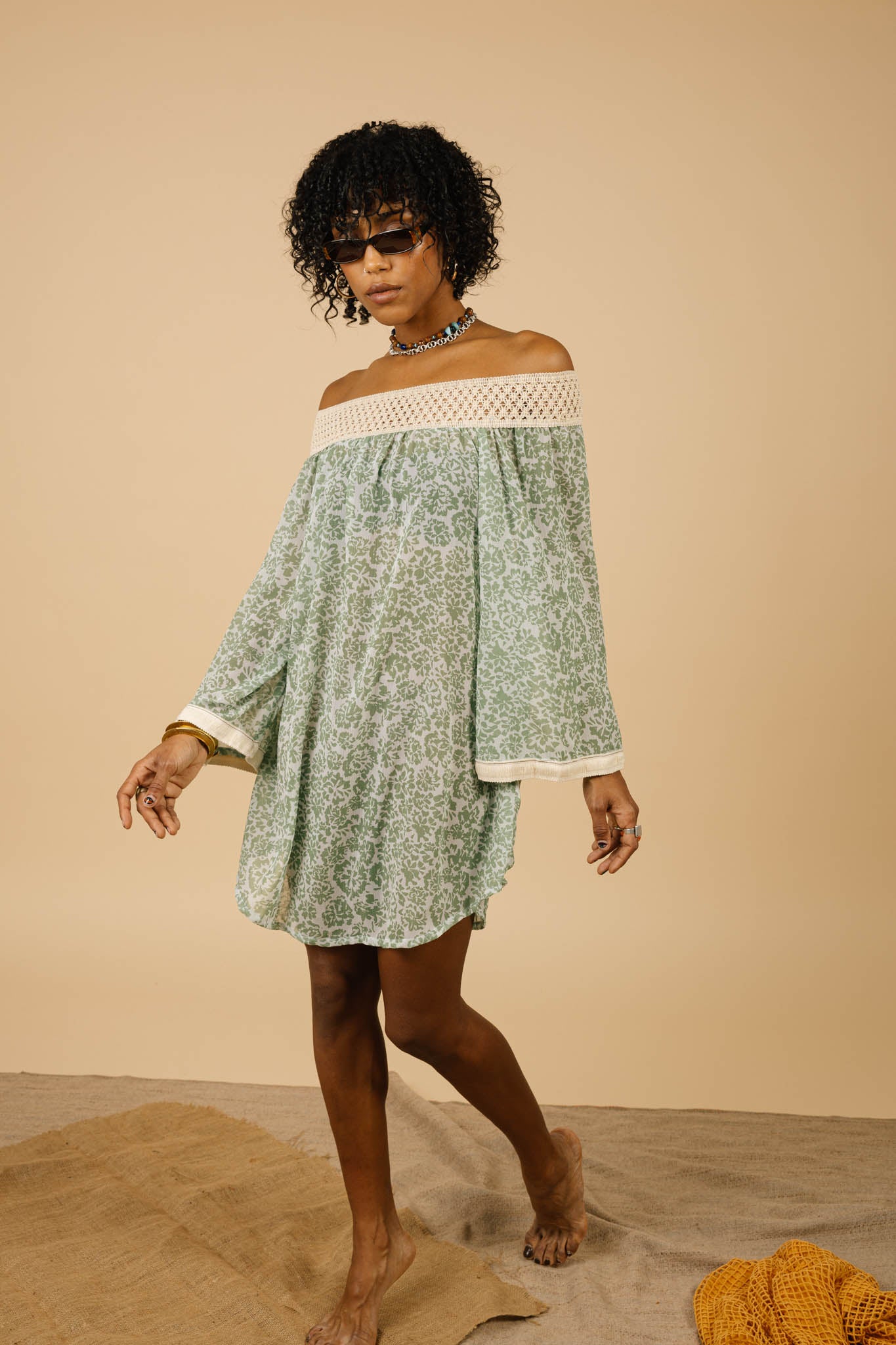 Flirty Green Blossom