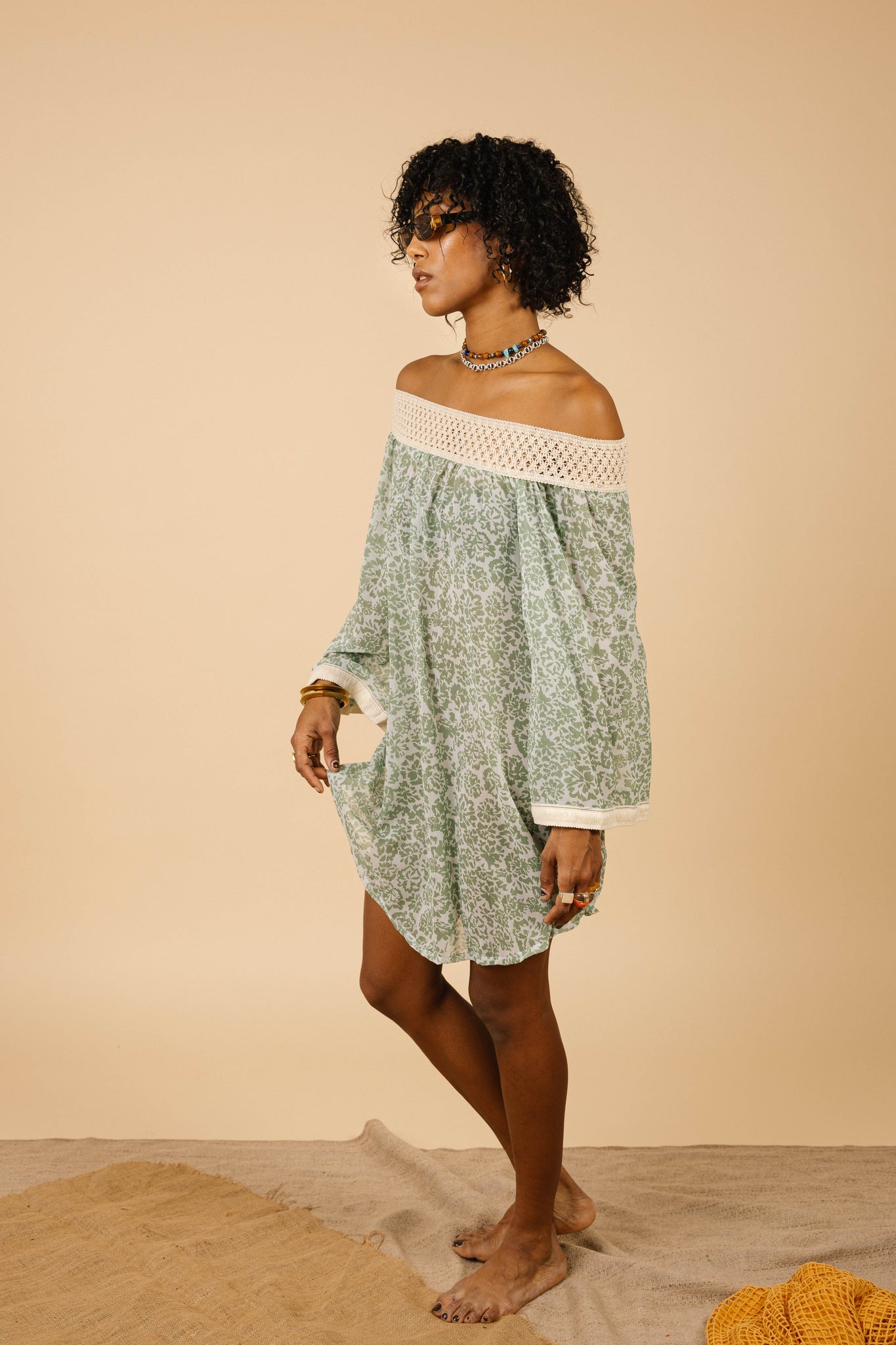 Flirty Green Blossom