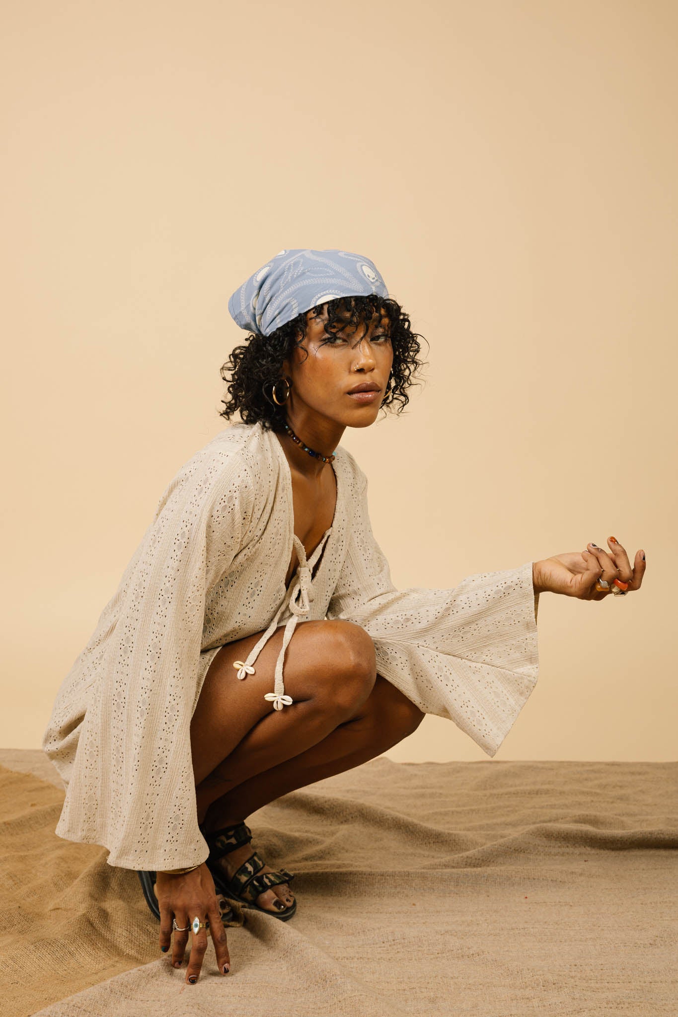 Delicate SummerSomewhere Dress in Cream