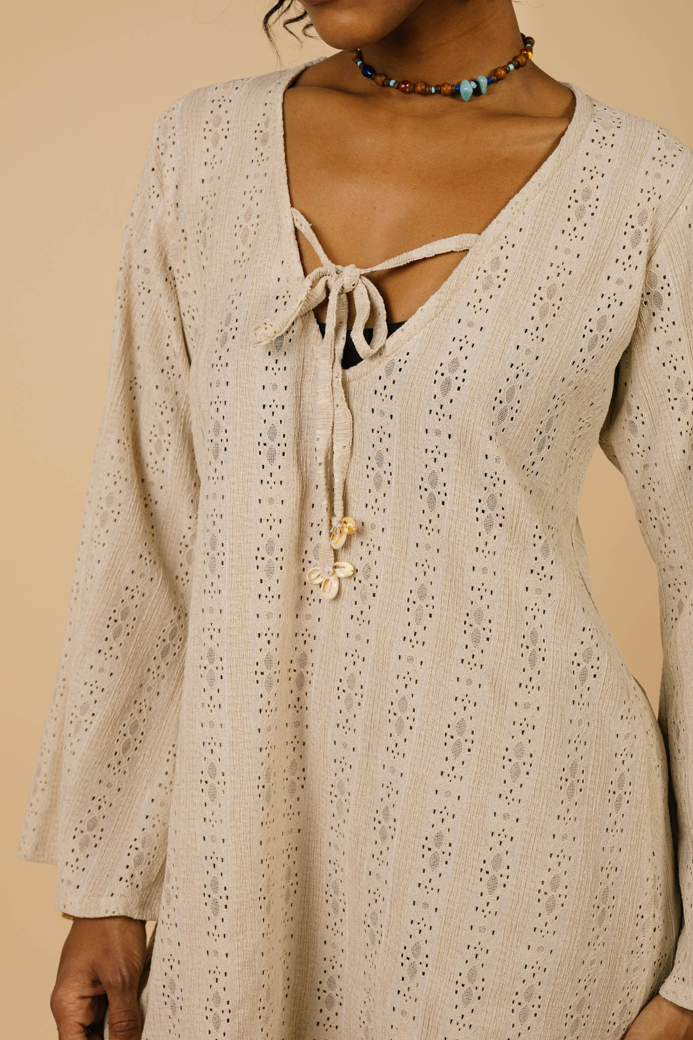 Delicate SummerSomewhere Dress in Cream