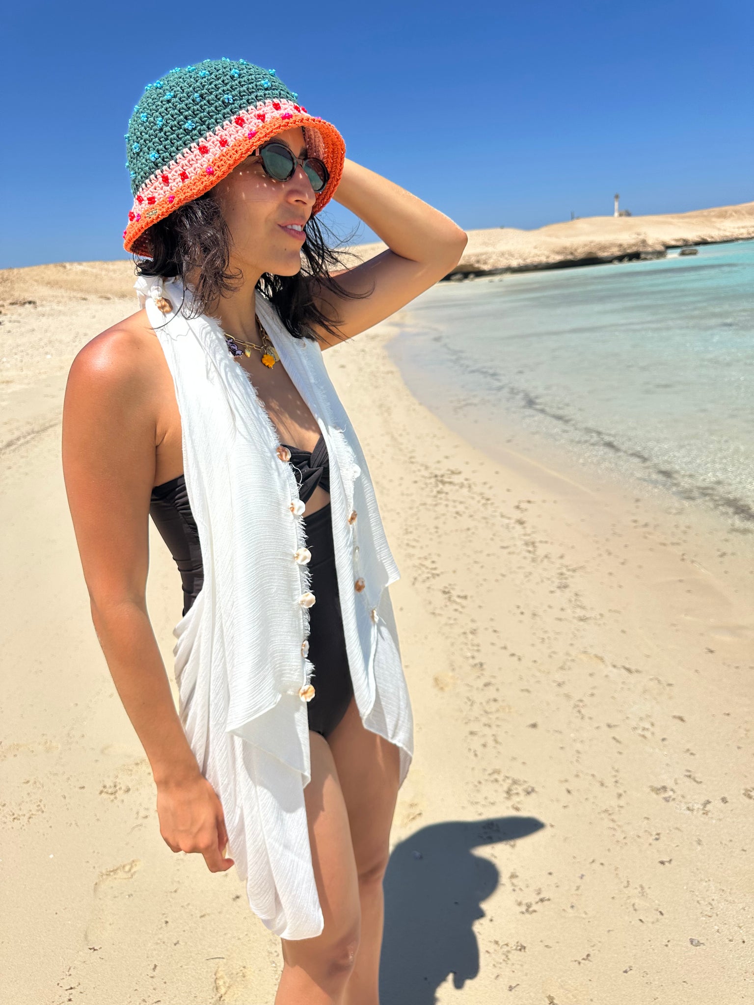 Creamy Shell Sarong