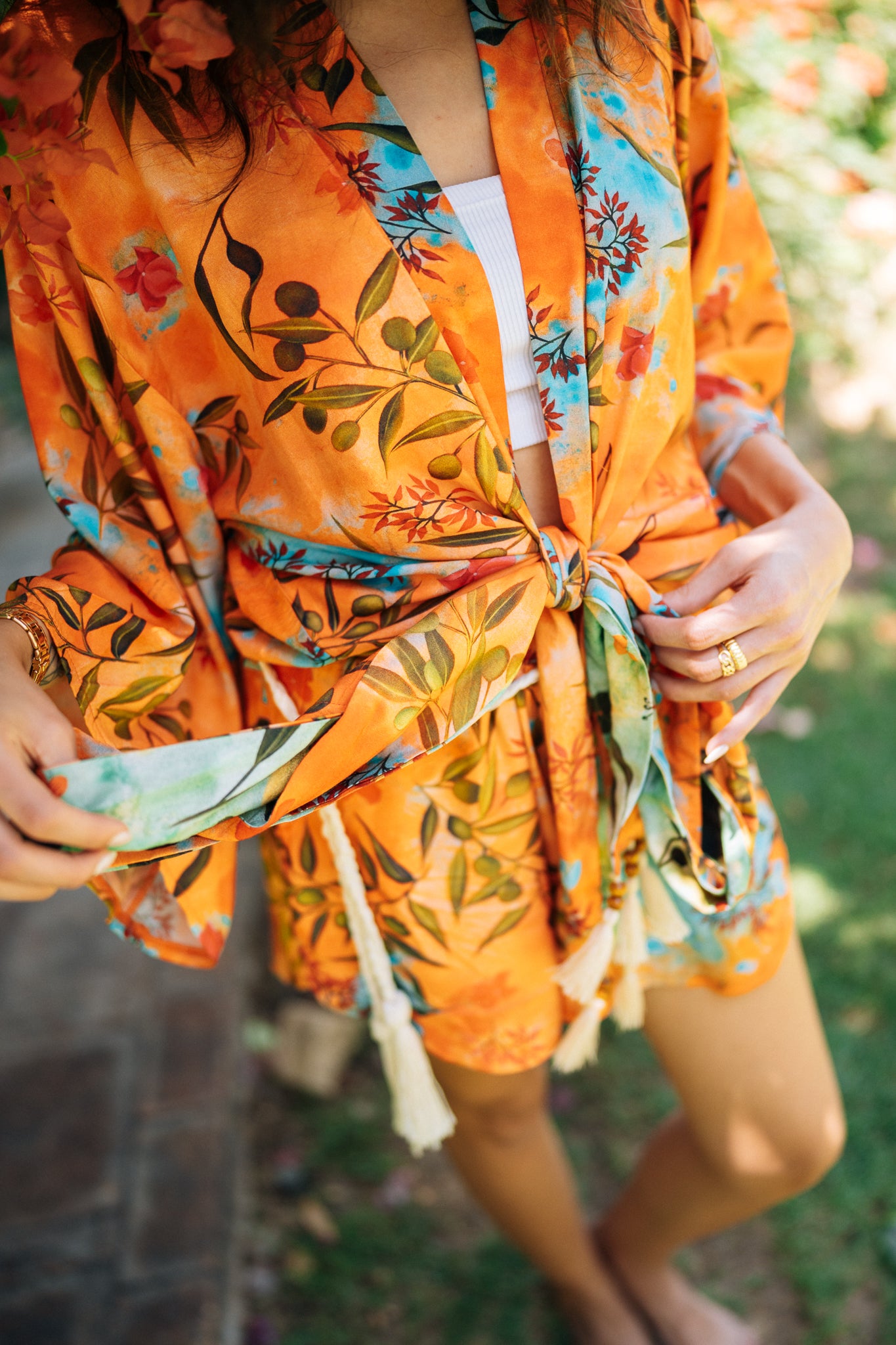 Midsummer Kimono in Zaytuna Print