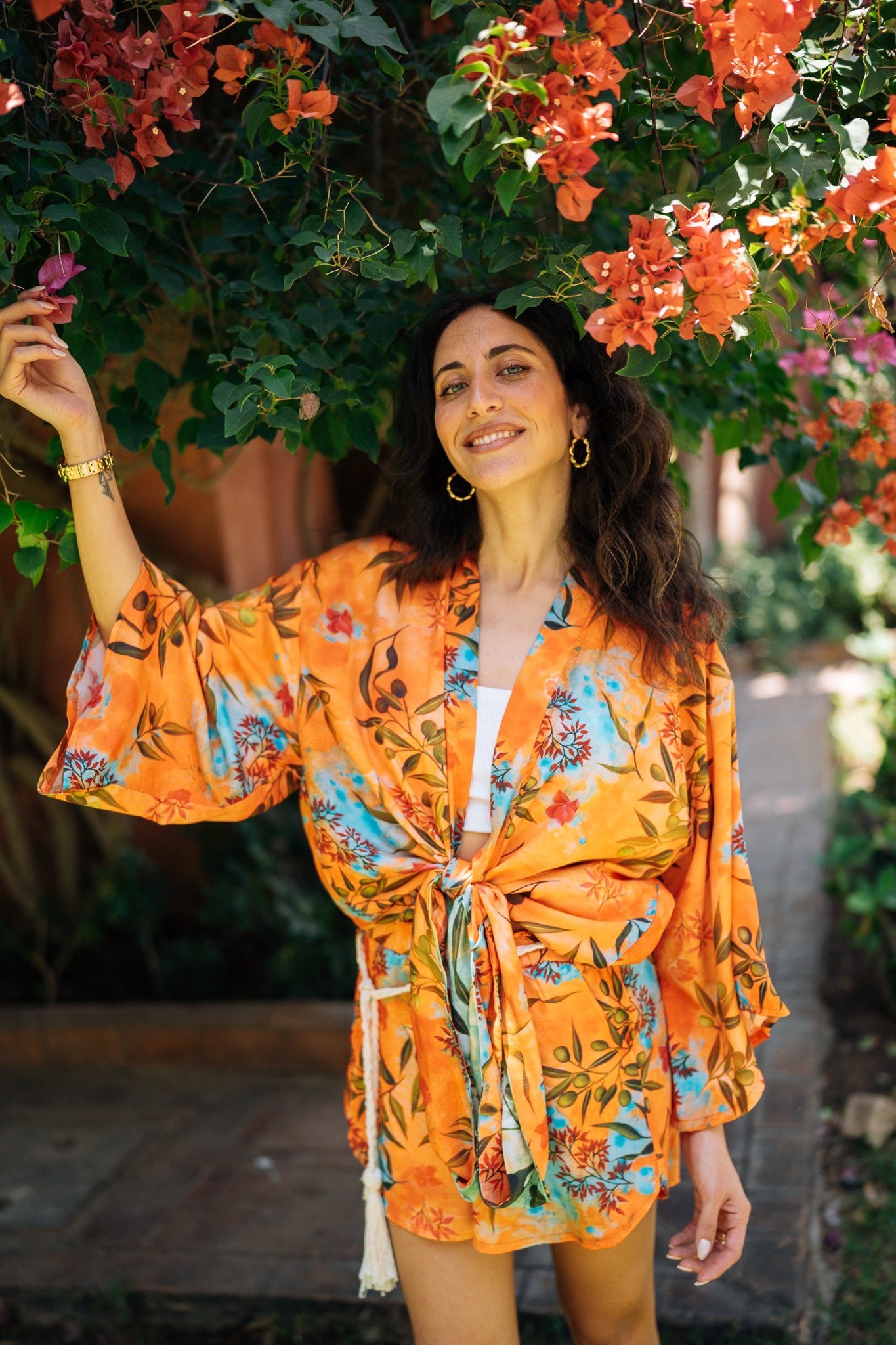 Midsummer Kimono in Zaytuna Print
