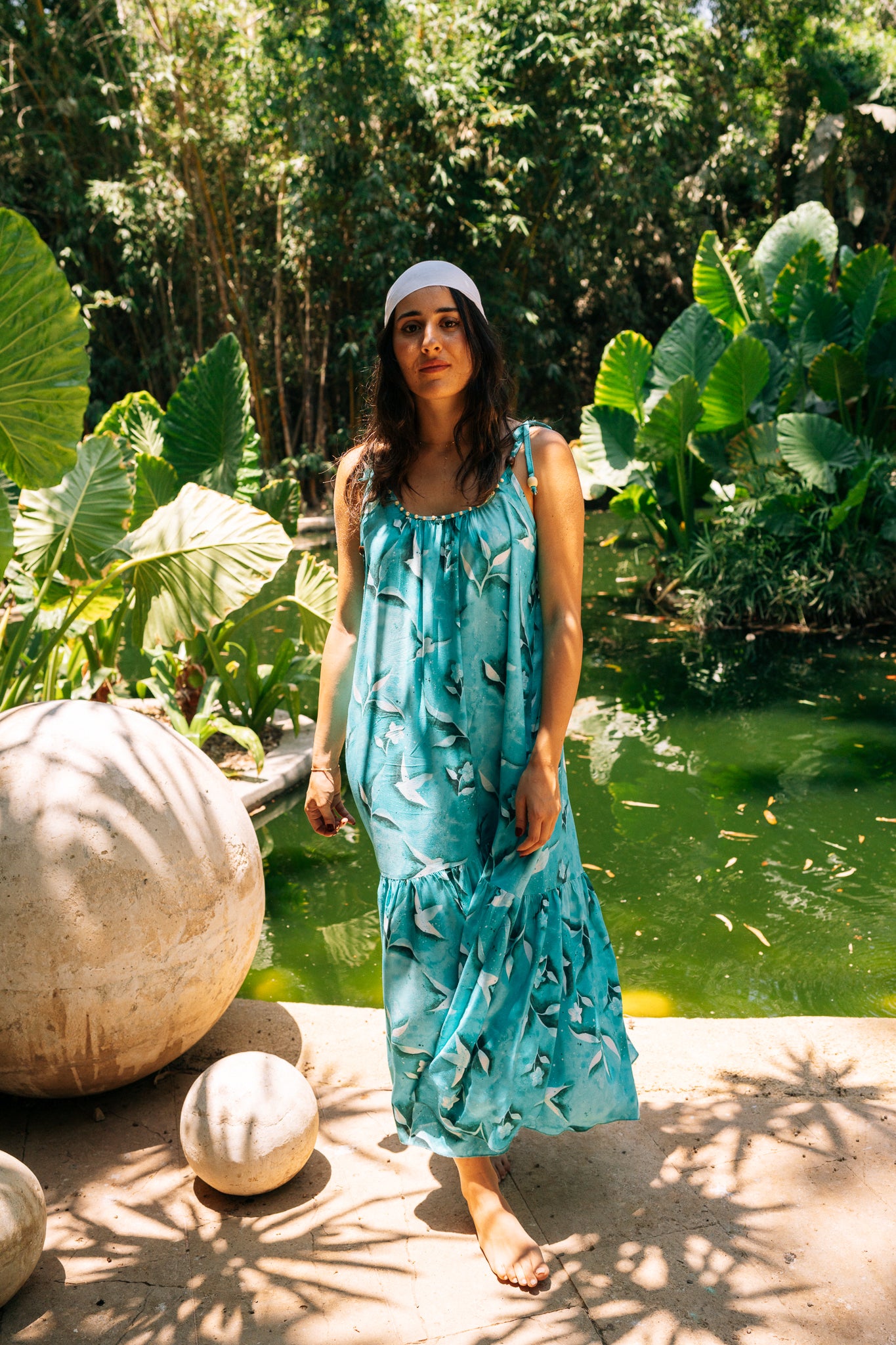 Strappy Dress in Tuyour Print