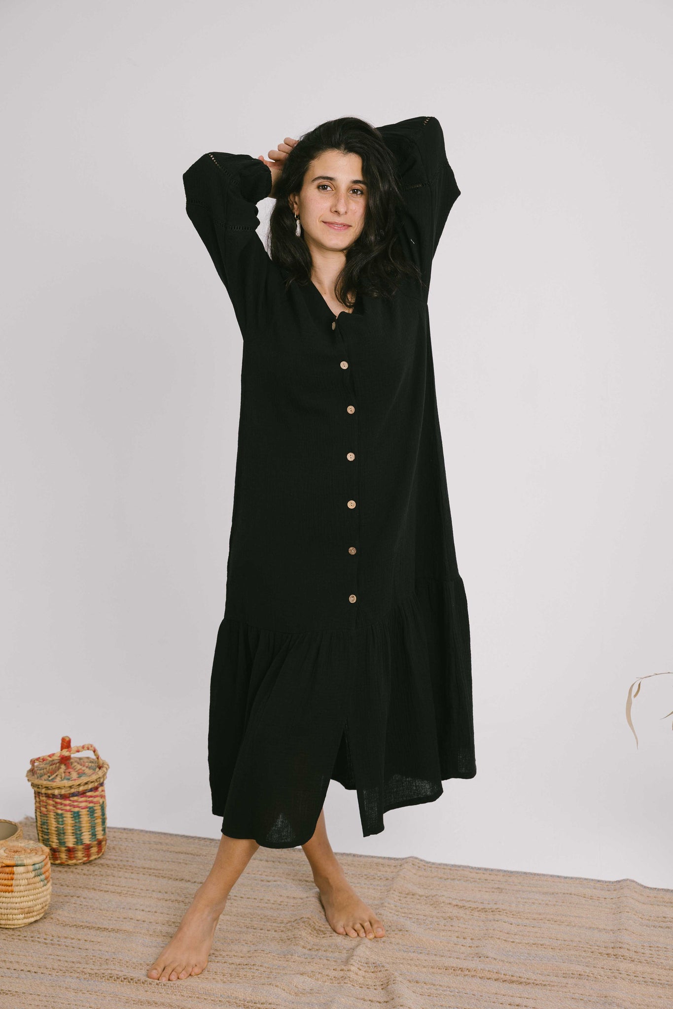Ekadolli Dress in Black