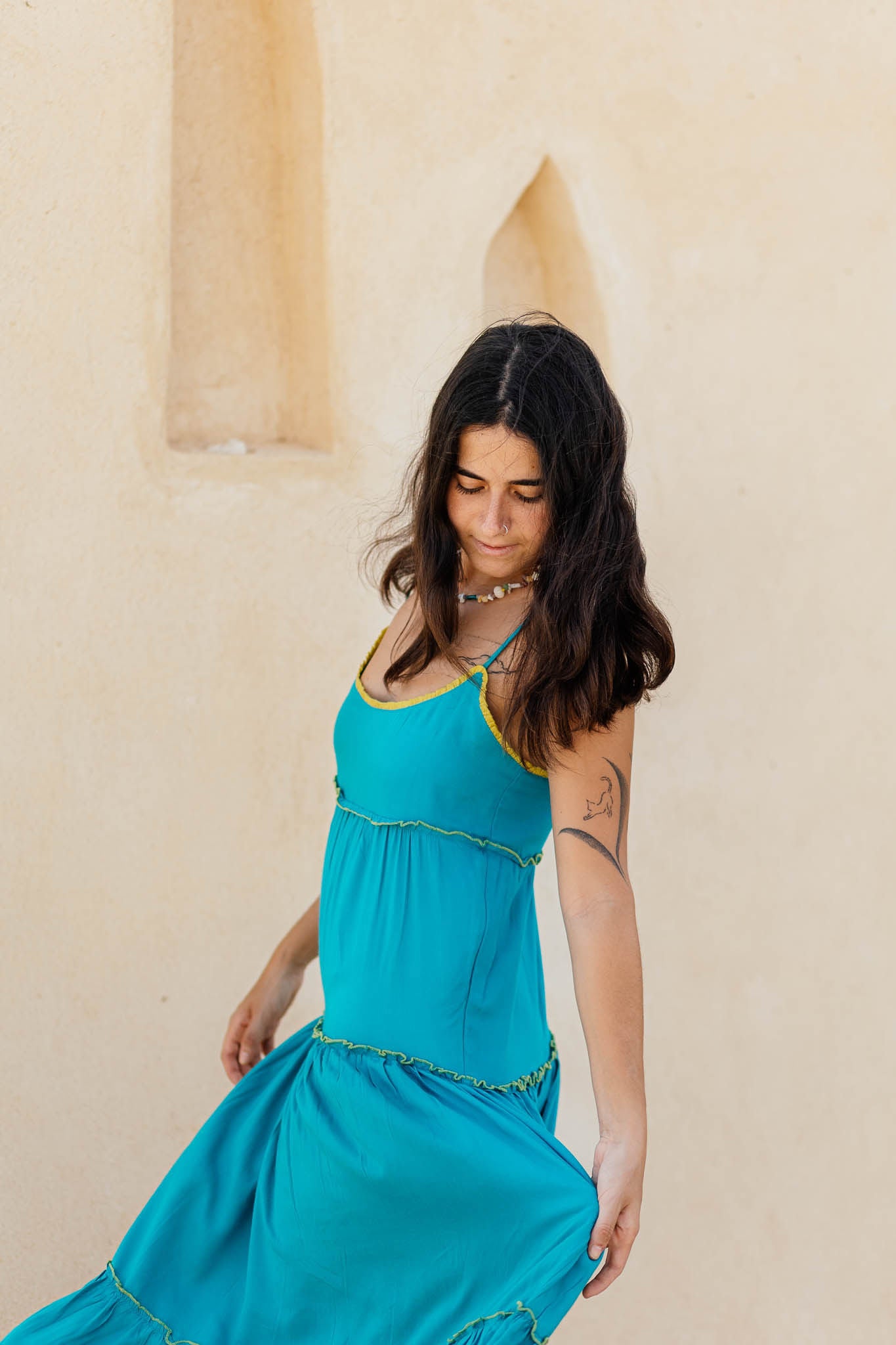 Strappy Turquoise Green