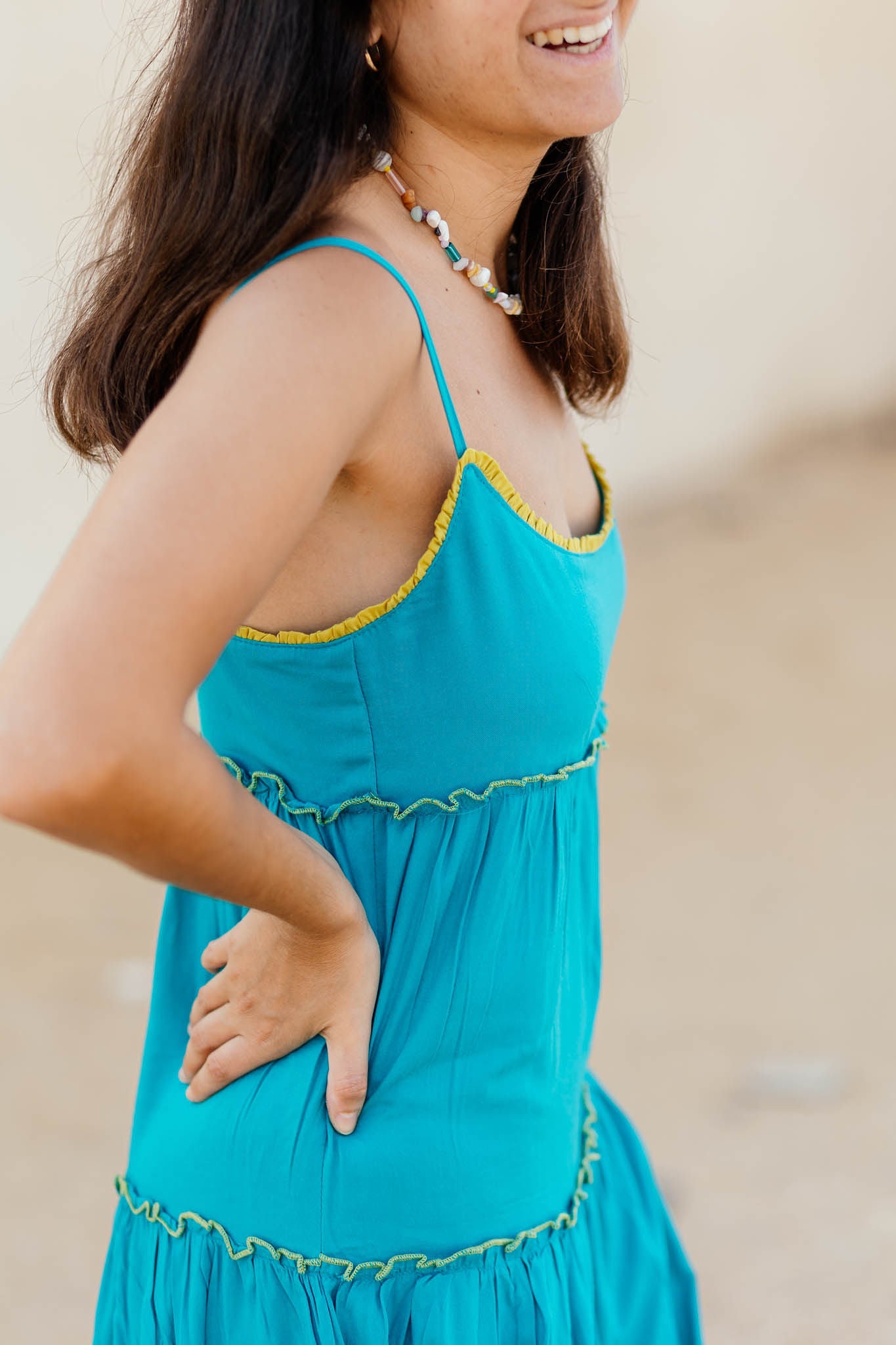 Strappy Turquoise Green