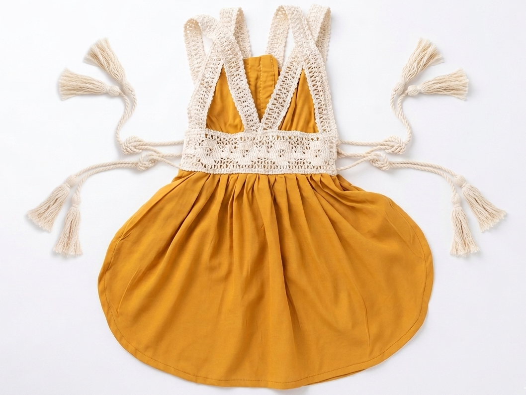 Little Sweetheart Dress Mustard